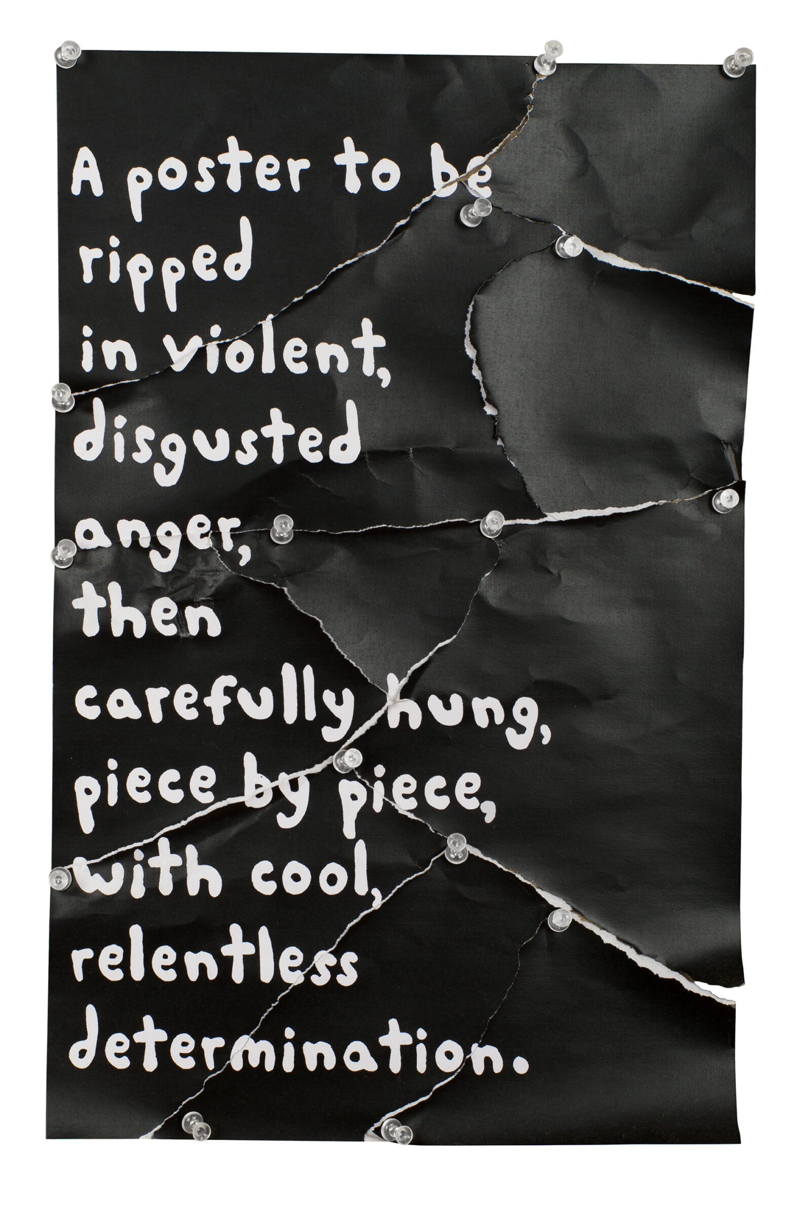 Miranda July Ripped Poster, 2017 Published by Printed Matter, New York Courtesy of Miranda July Studio