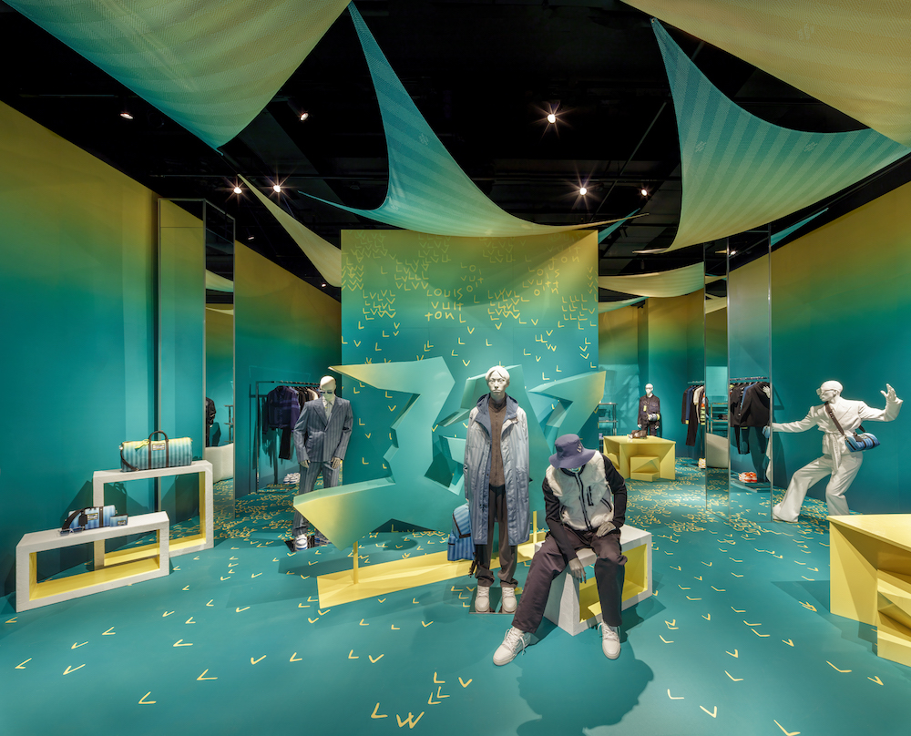 Louis Vuitton’s men’s daybreak pop-up in Soho, New York