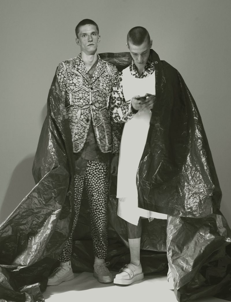 comme des garcons homme plus editorial