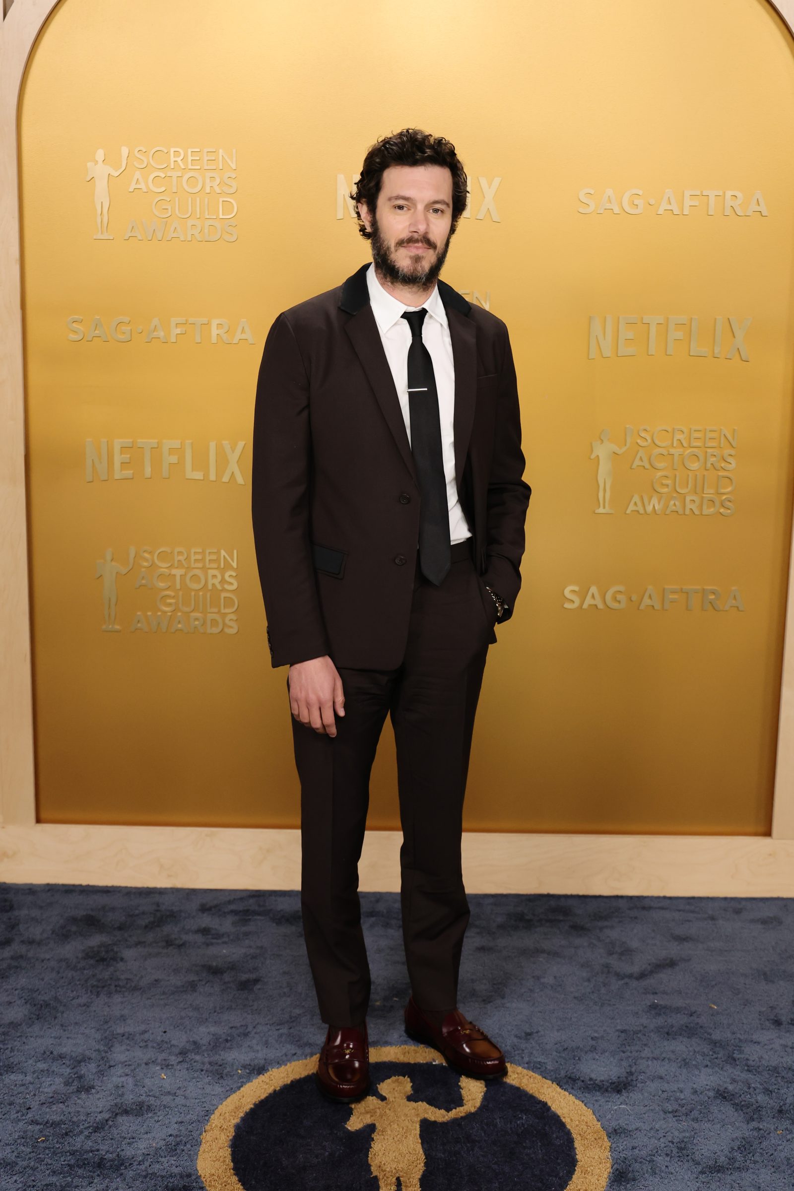 Adam Brody attends the 31st Annual SAG Awards at Shrine Auditorium and Expo Hall on February 23, 2025 in Los Angeles, California. (Photo by Emma McIntyre/WireImage)