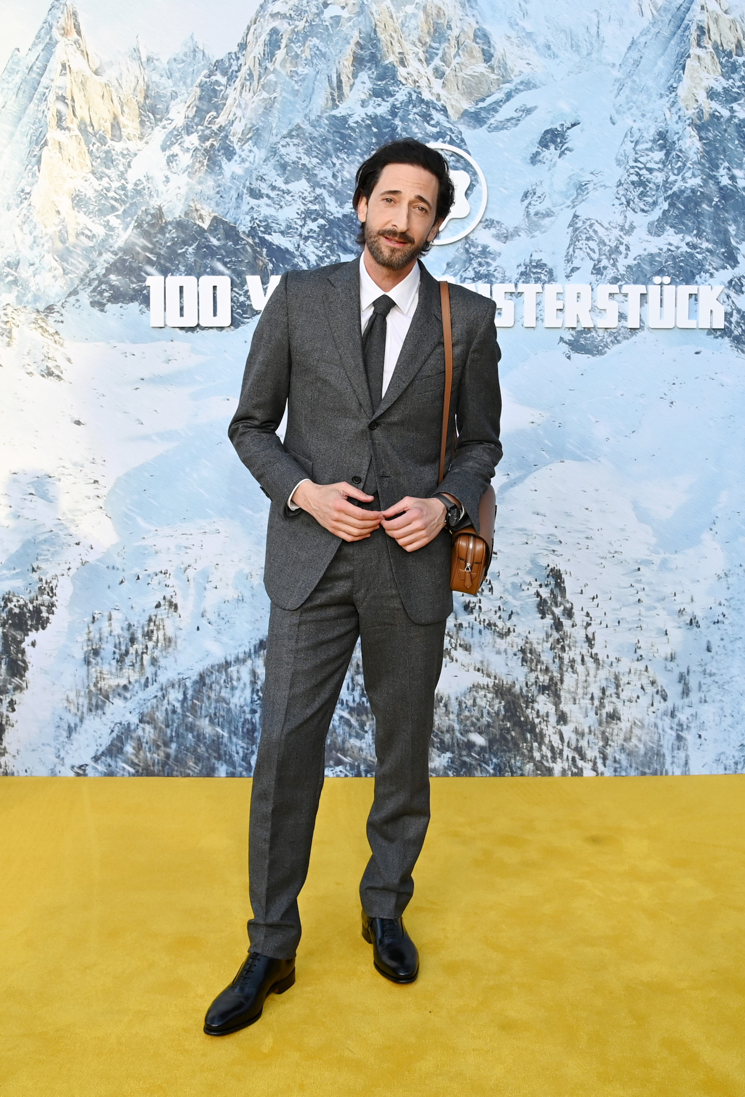 Adrien Brody attends as Montblanc Celebrates 100 years Of Meisterstück, Written and Directed by Wes Anderson at The Paramour Estate on May 01, 2024 in Los Angeles, California. (Photo by Jon Kopaloff/Getty Images for Montblanc)