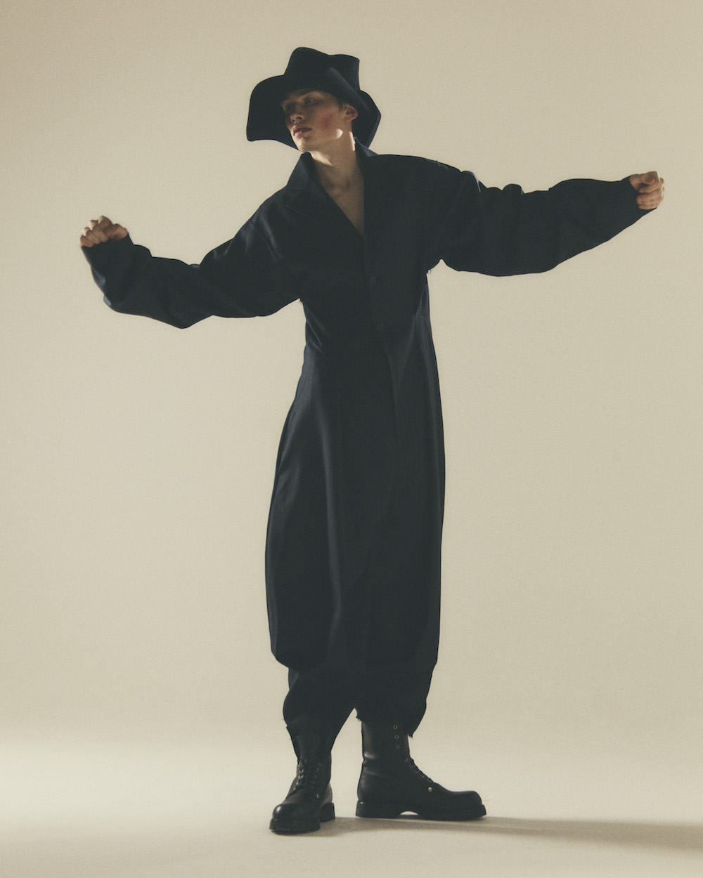 All by STUDIO NGUYEN, boots by JIL SANDER