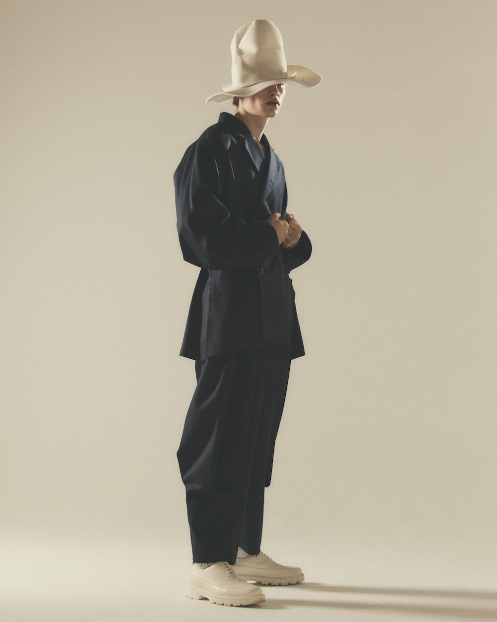 All by STUDIO NGUYEN, shoes by HUGO BOSS