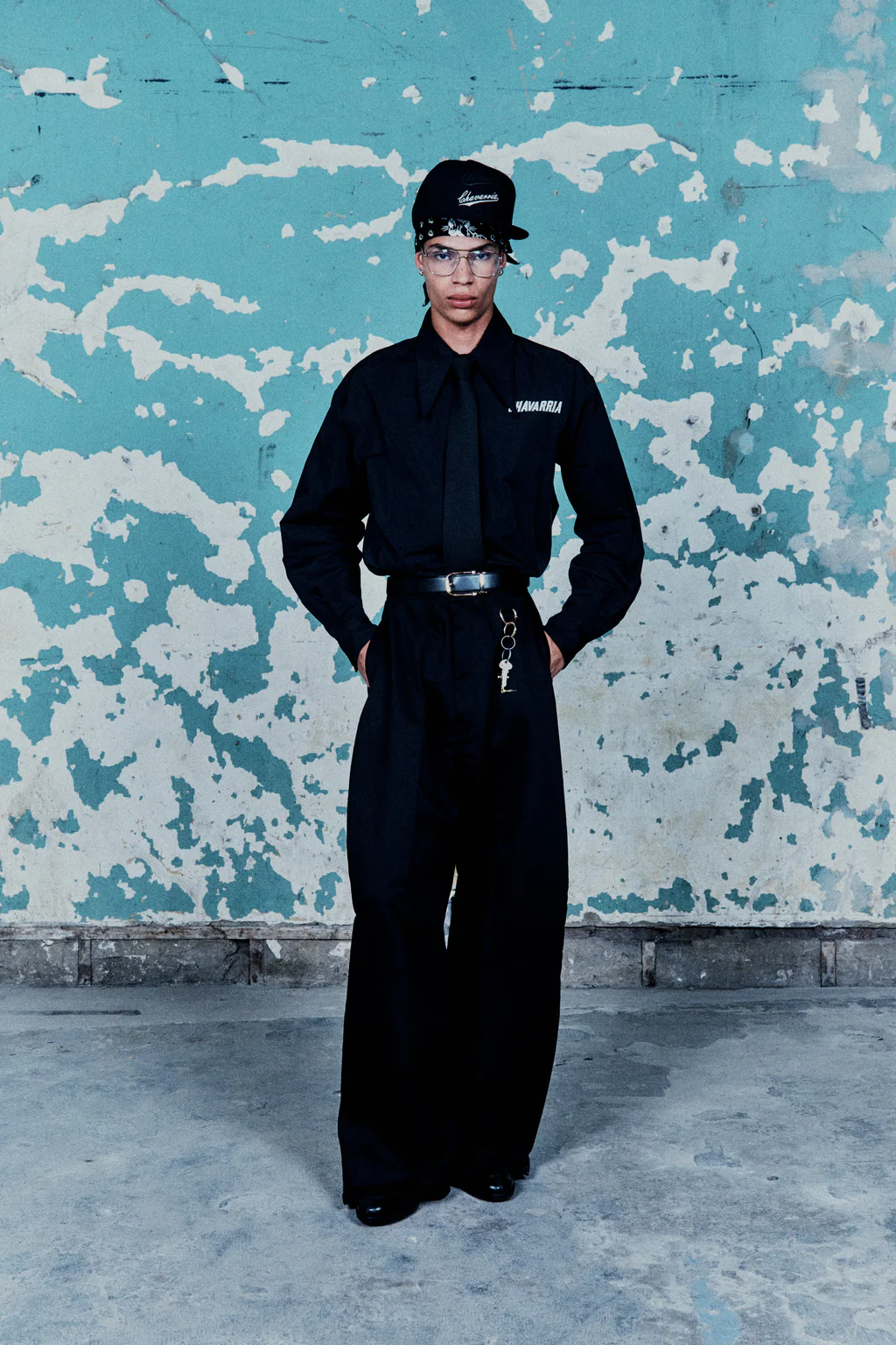 A look from Willy Chavarria's acclaimed Spring-Summer 2025 collection, "América"