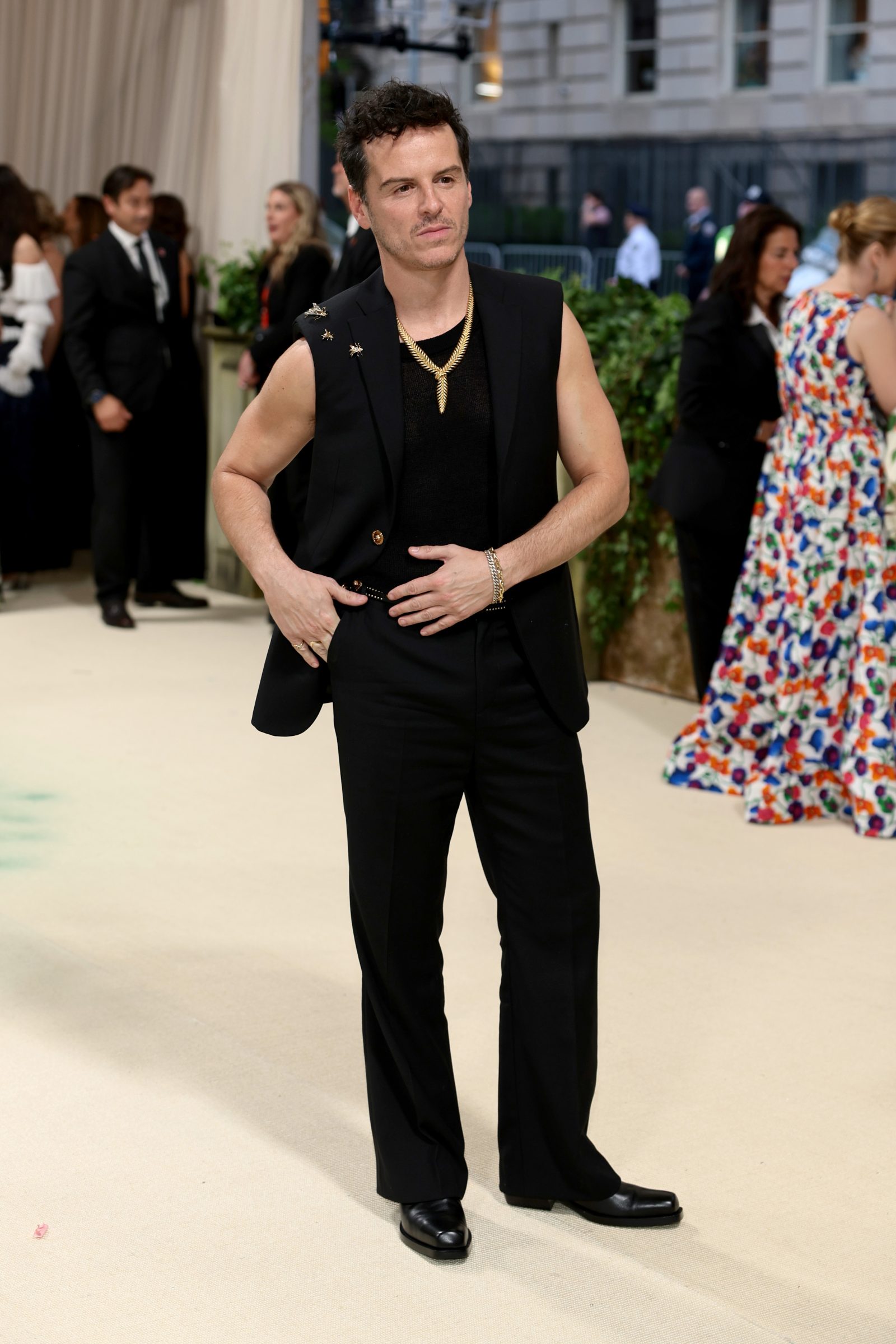 Andrew Scott attends The 2024 Met Gala Celebrating "Sleeping Beauties: Reawakening Fashion" at The Metropolitan Museum of Art on May 06, 2024 in New York City. (Photo by Dimitrios Kambouris/Getty Images for The Met Museum/Vogue)