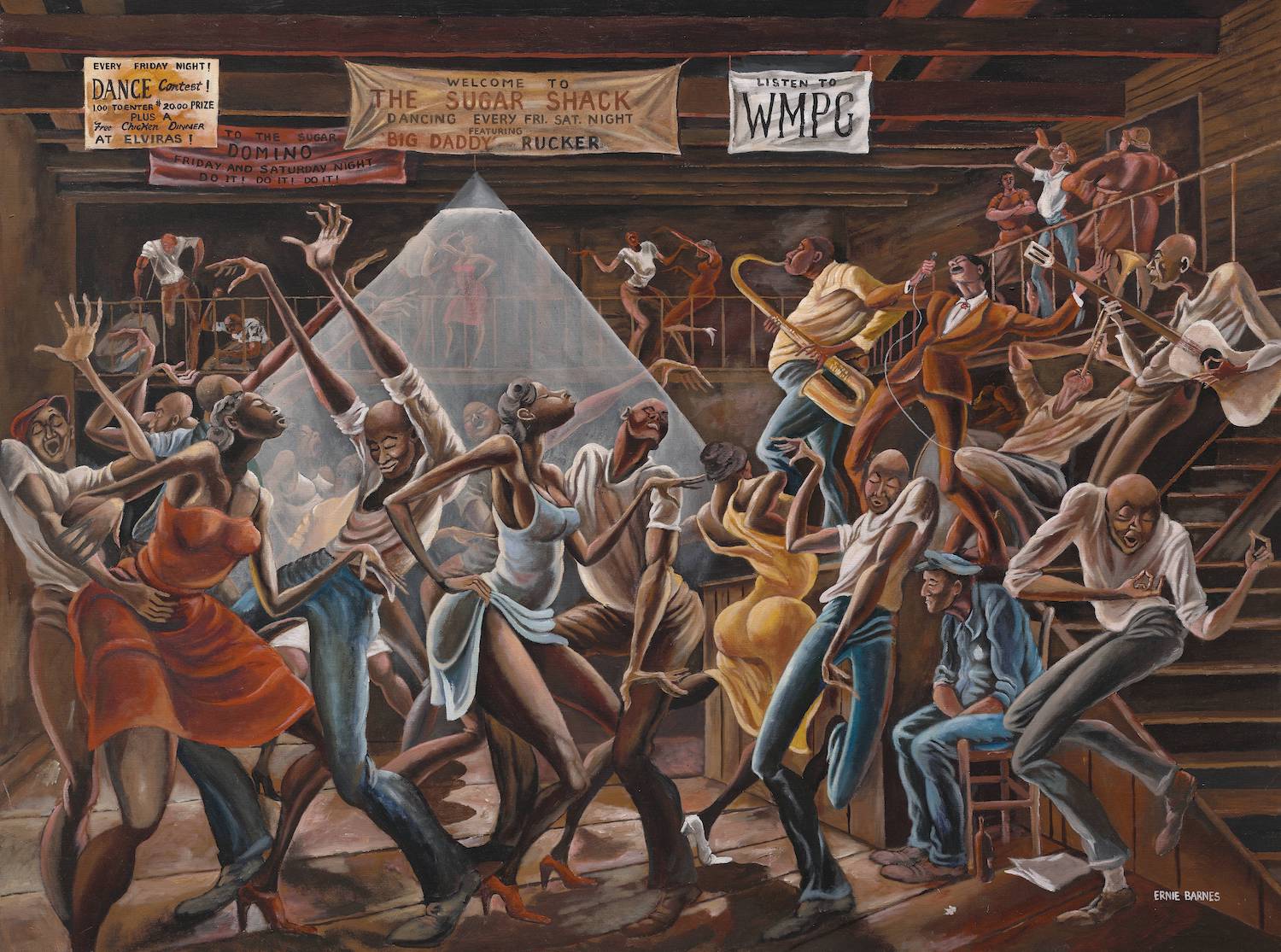 Ernie Barnes’ The Sugar Shack goes on view at the Museum of Fine Arts, Houston June 15th