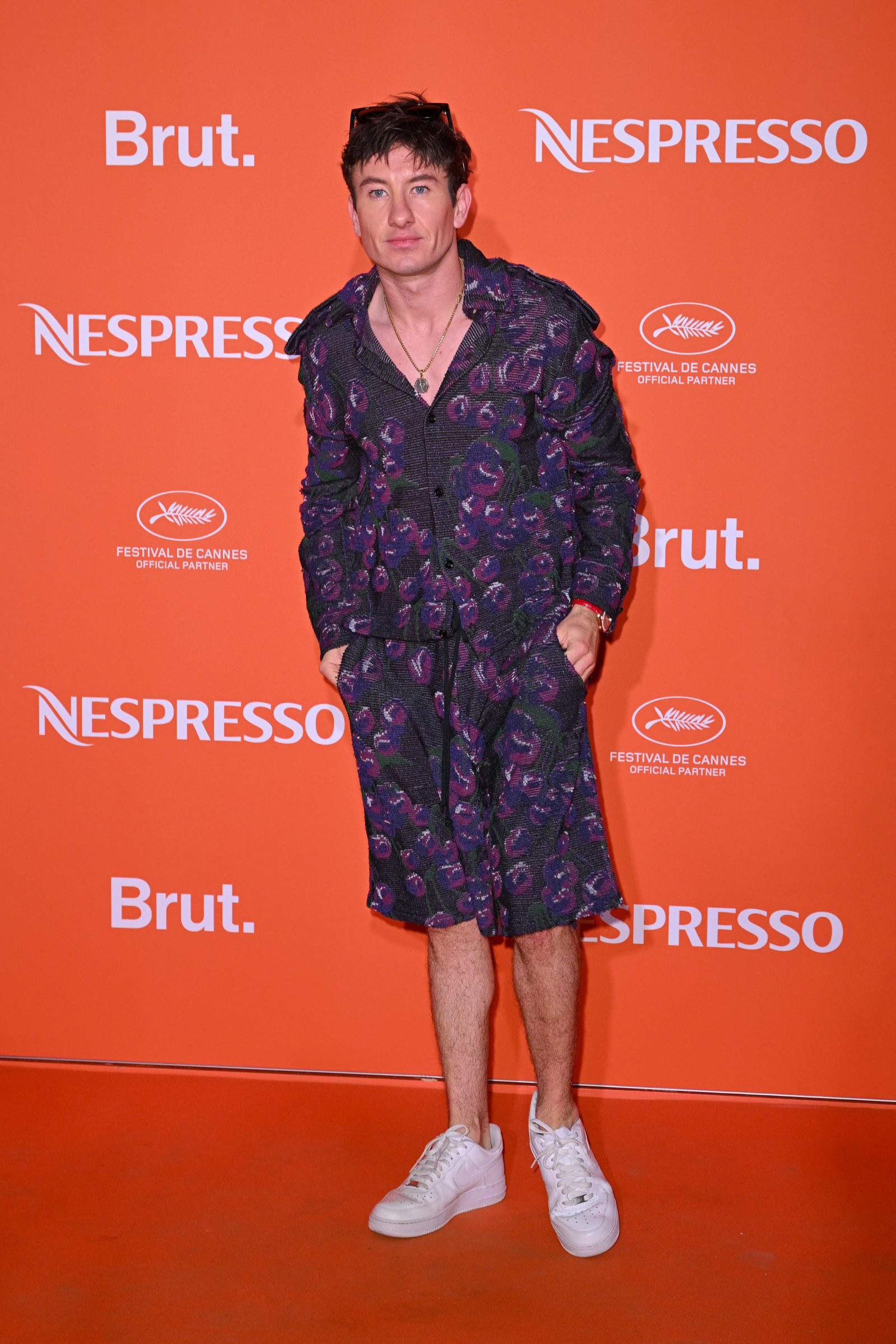 Barry Keoghan attends the Nespresso x Brut. Party - La Nuova Italia at the 77th annual Cannes Film Festival at Nespresso Beach on May 16, 2024 in Cannes, France. (Photo by Kristy Sparow/Getty Images)