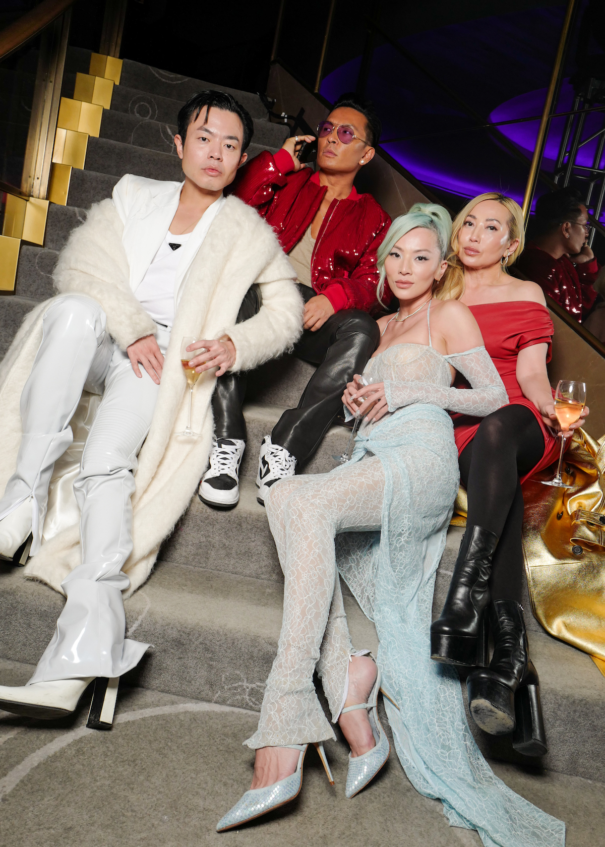 Ezra J. William, Prabal Gurung, Tina Leung, Tina Craig