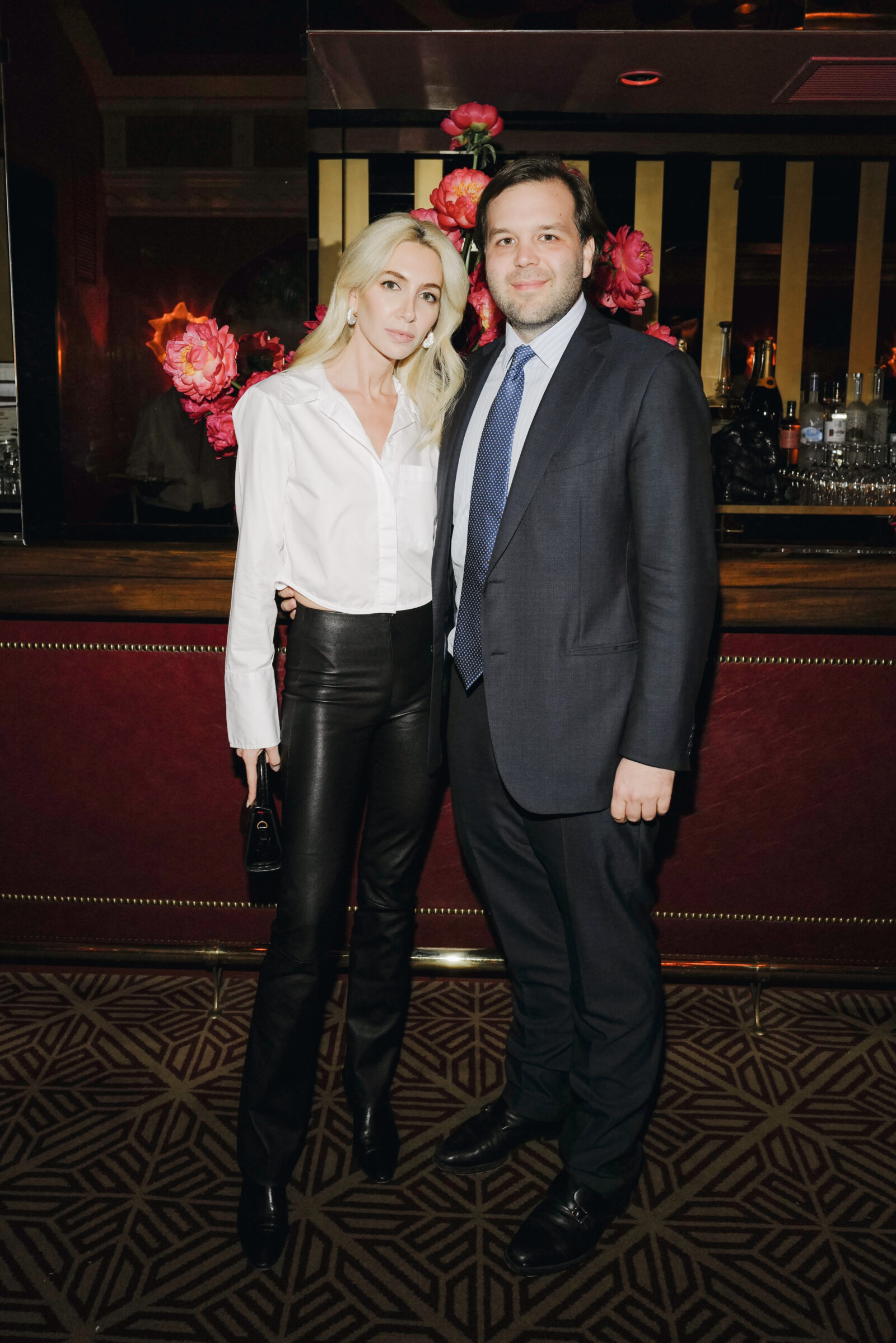 Sabine Getty and Joseph Getty pose with poise at the Net-A-Porter event celebrating Gabriela Hearst's exclusive capsule collection. Images courtesy of BFA.