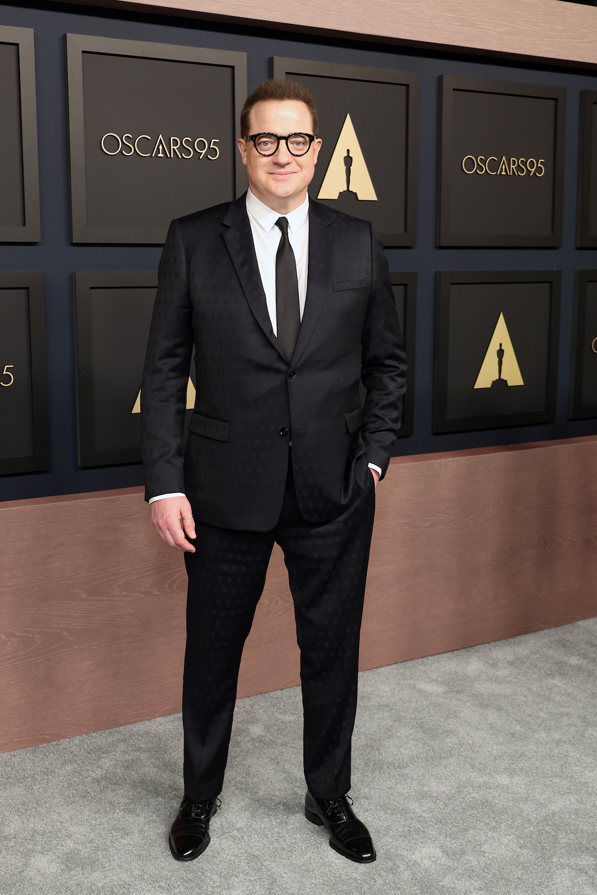 Brendan Fraser BEVERLY HILLS, CALIFORNIA - FEBRUARY 13: Brendan Fraser attends the 95th Annual Oscars Nominees Luncheon at The Beverly Hilton on February 13, 2023 in Beverly Hills, California. (Photo by Monica Schipper/WireImage,)