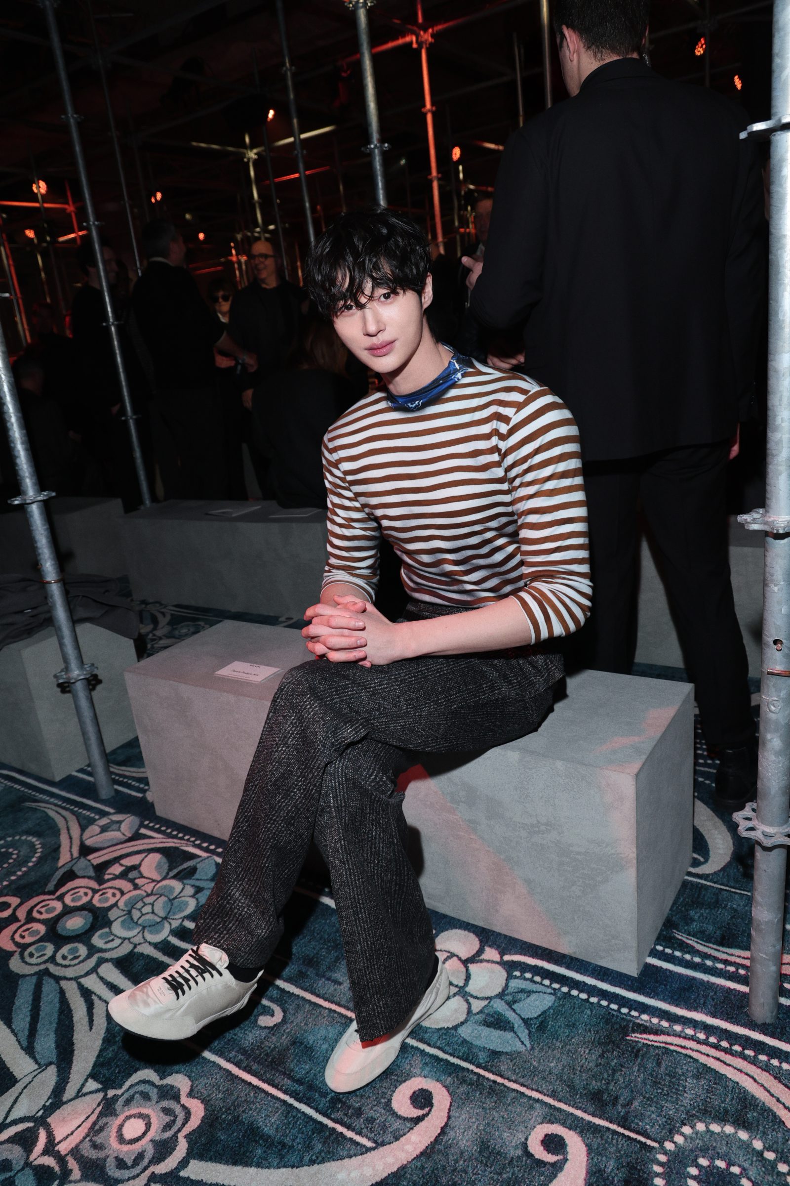 Byeon Woo-seok attends the Prada Fall/Winter 2025 Womenswear fashion show during Milan Fashion Week Spring/Summer 2025 on February 27, 2025 in Milan, Italy. (Photo by Jacopo Raule/Getty Images for Prada) Byeon Woo-seok attends the Prada Fall/Winter 2025 Womenswear fashion show during Milan Fashion Week Spring/Summer 2025 on February 27, 2025 in Milan, Italy. (Photo by Jacopo Raule/Getty Images for Prada)