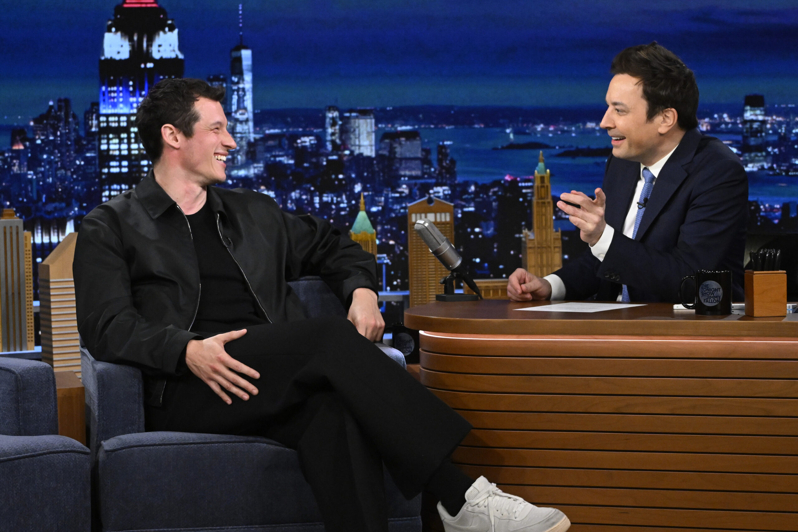 Callum Turner Embodies Quintessential British Luxury in Burberry on ‘The Tonight Show Starring Jimmy Fallon’