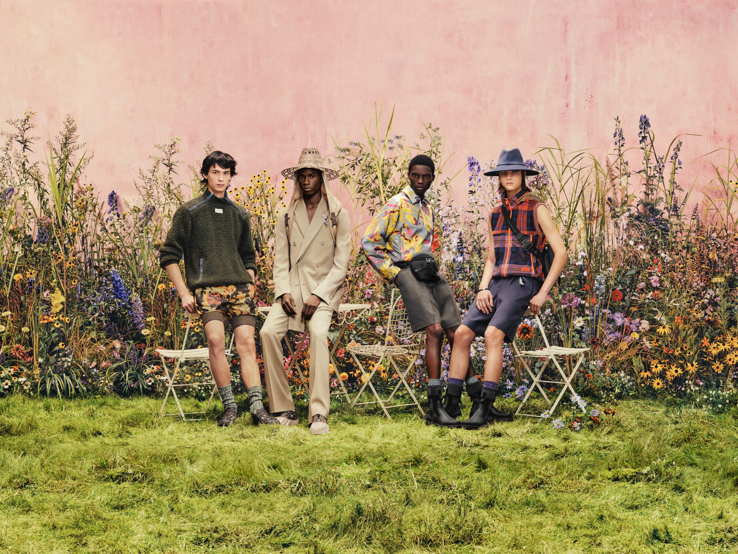 Dior unveils a garden-themed wonderland for the new Men’s summer campaign