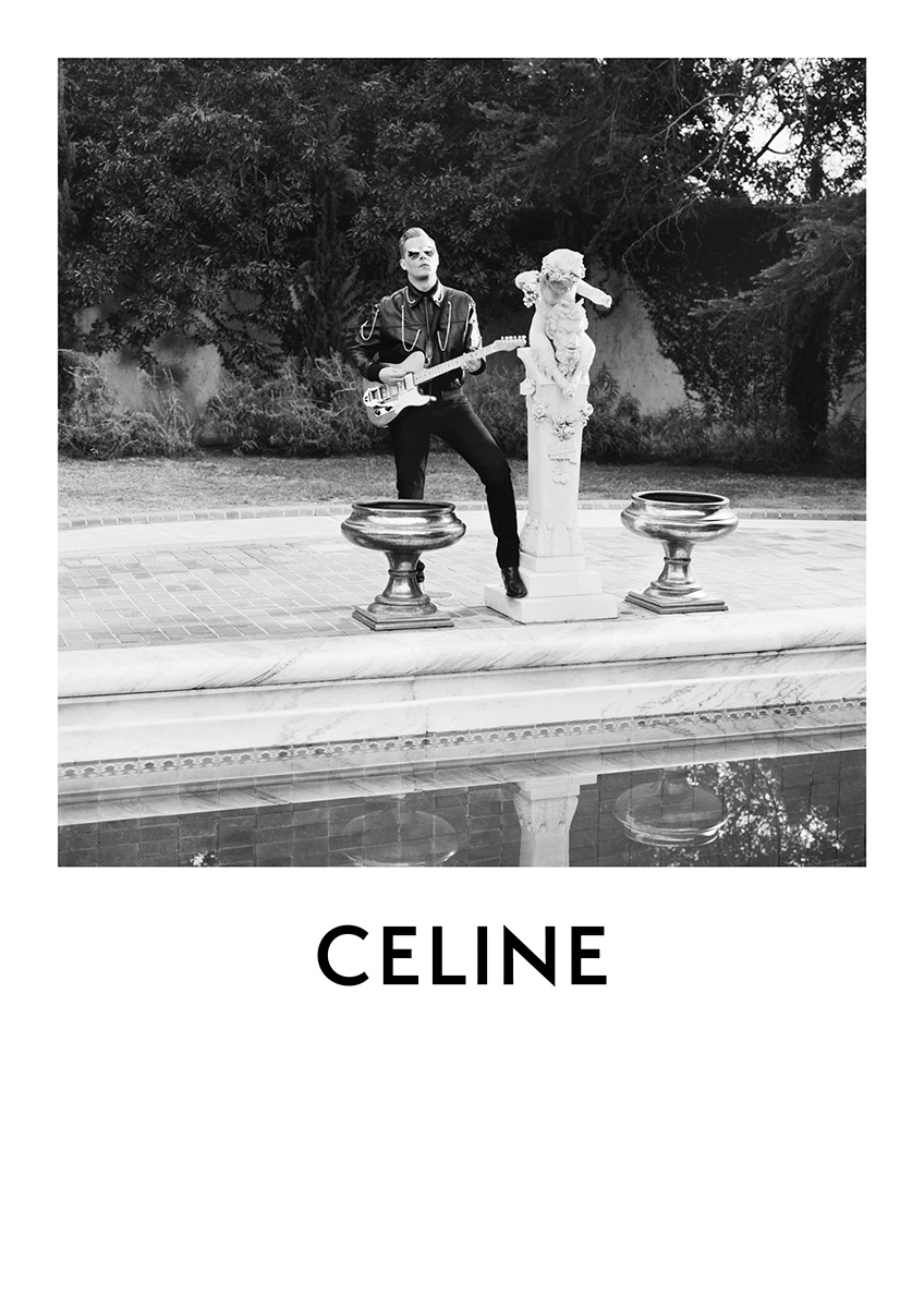 Jack white for celine portrait of a musician hedi slimane