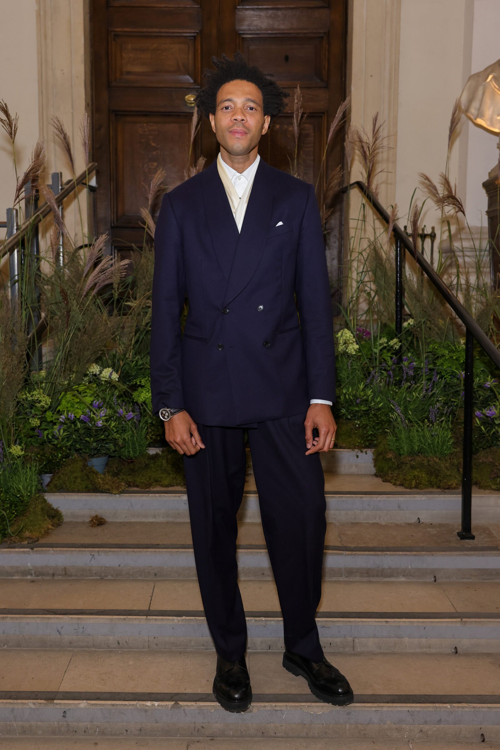 LONDON, ENGLAND - SEPTEMBER 12: Charlie Casely-Hayford attends the celebration of Dunhill's 130-Year Anniversary at The Royal Hospital Chelsea on September 12, 2023 in London, England. (Photo by Dave Benett/Getty Images for dunhill)