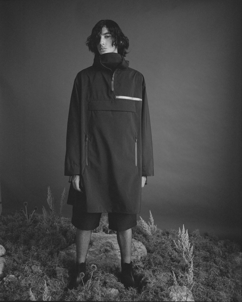 coat and shorts by PRADA, shoes by NO 21