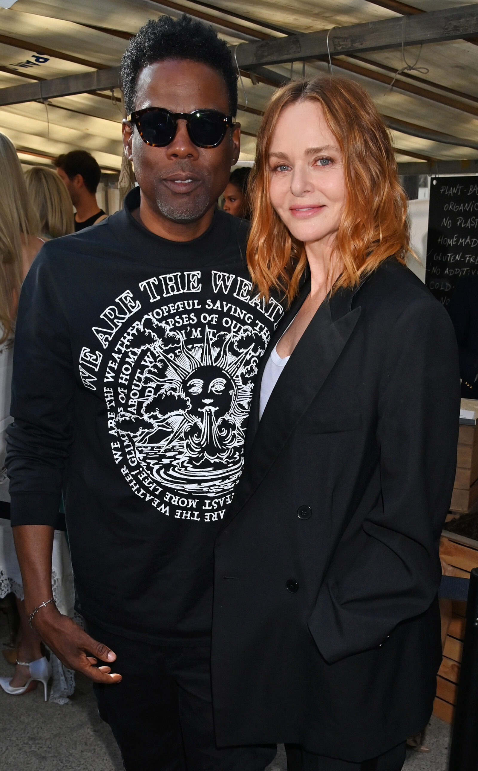Chris Rock and Stella McCartney. Photo by Dave Benett