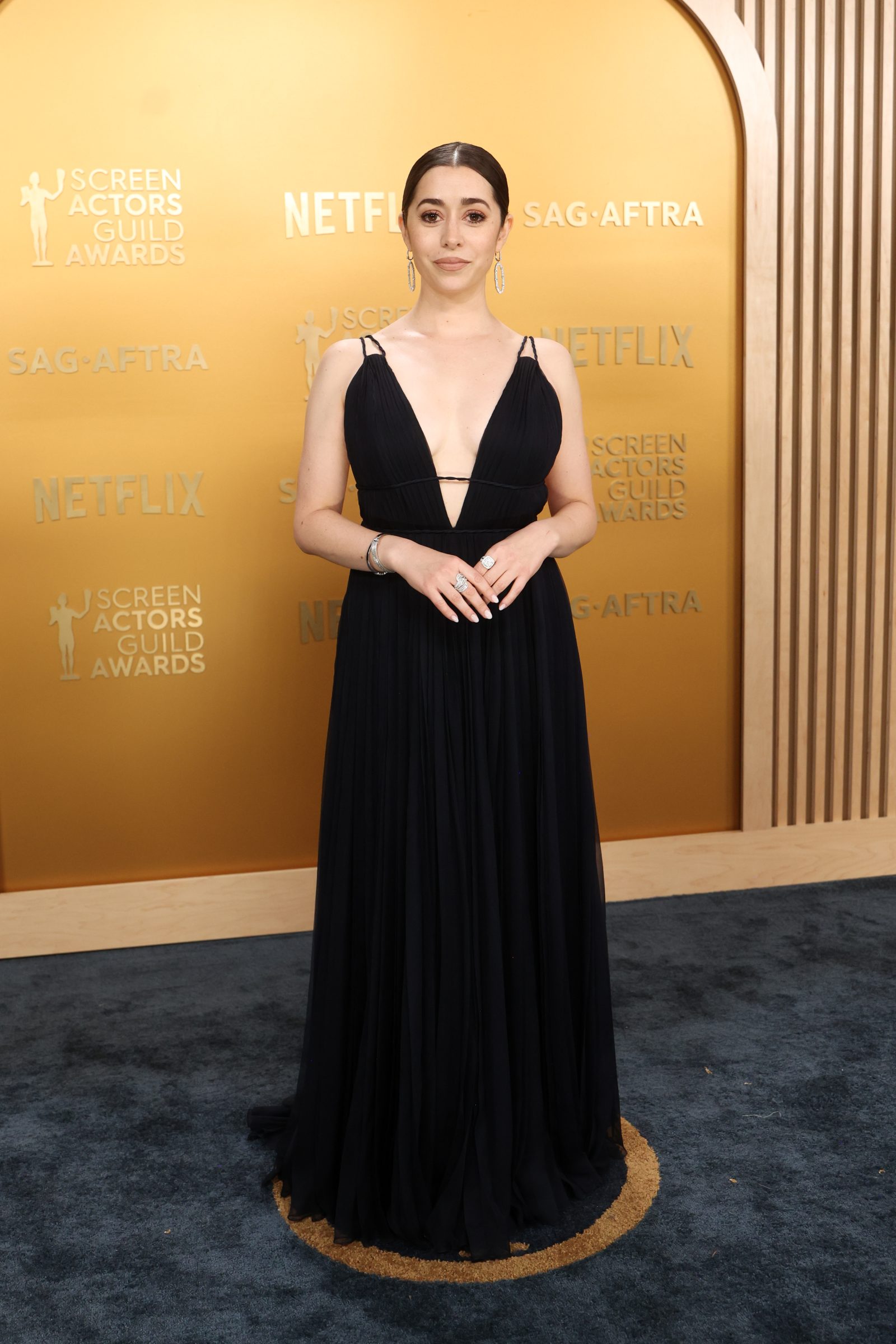 Cristin Milioti at the 31st Screen Actors Guild Awards held at Shrine Auditorium and Expo Hall on February 23, 2025 in Los Angeles, California. (Photo by Christopher Polk/Variety via Getty Images)