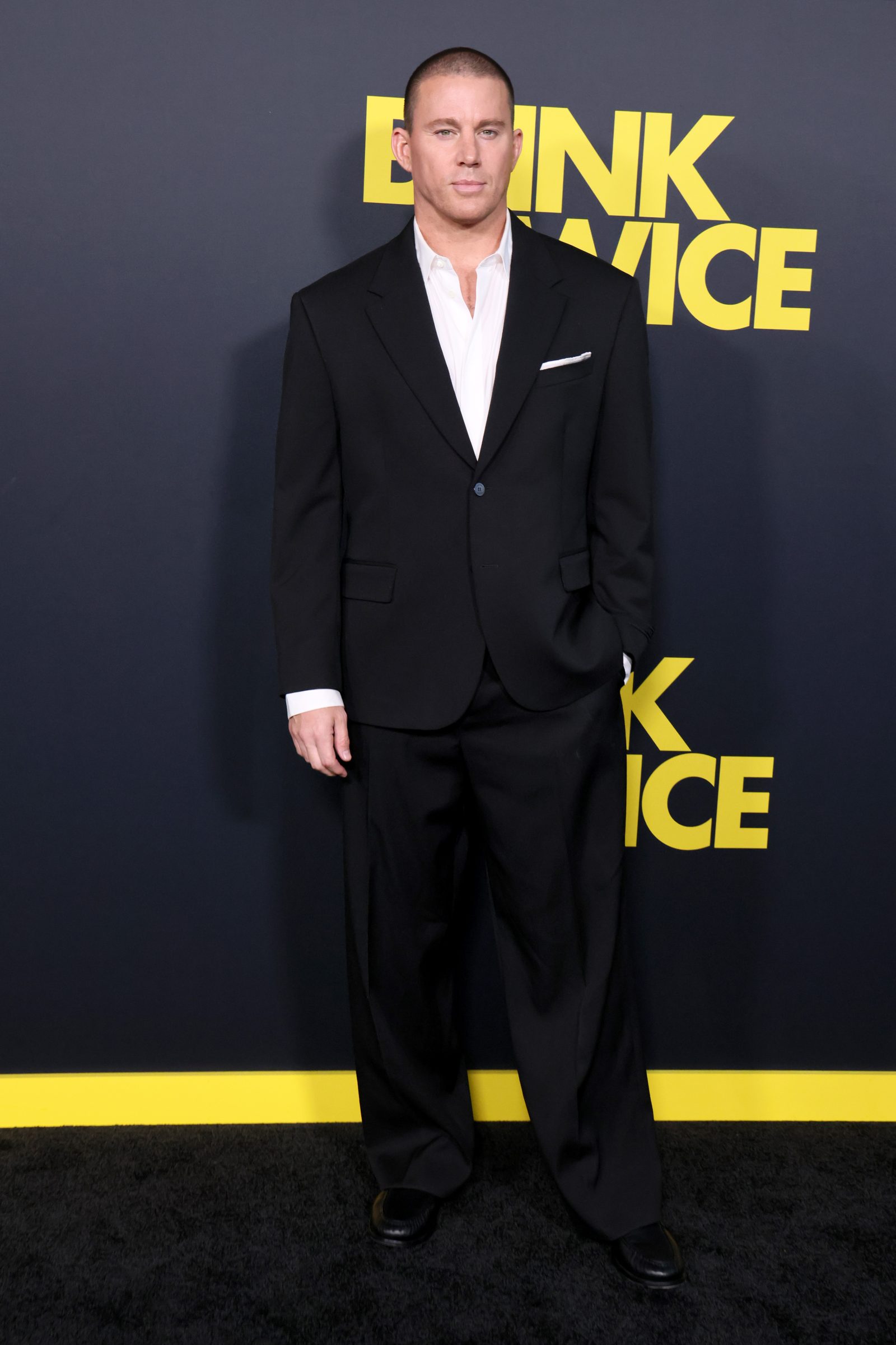 Channing Tatum attends the Los Angeles Premiere of Amazon MGM Studios' "Blink Twice" at DGA Theater Complex on August 08, 2024 in Los Angeles, California. (Photo by Rodin Eckenroth/Getty Images)