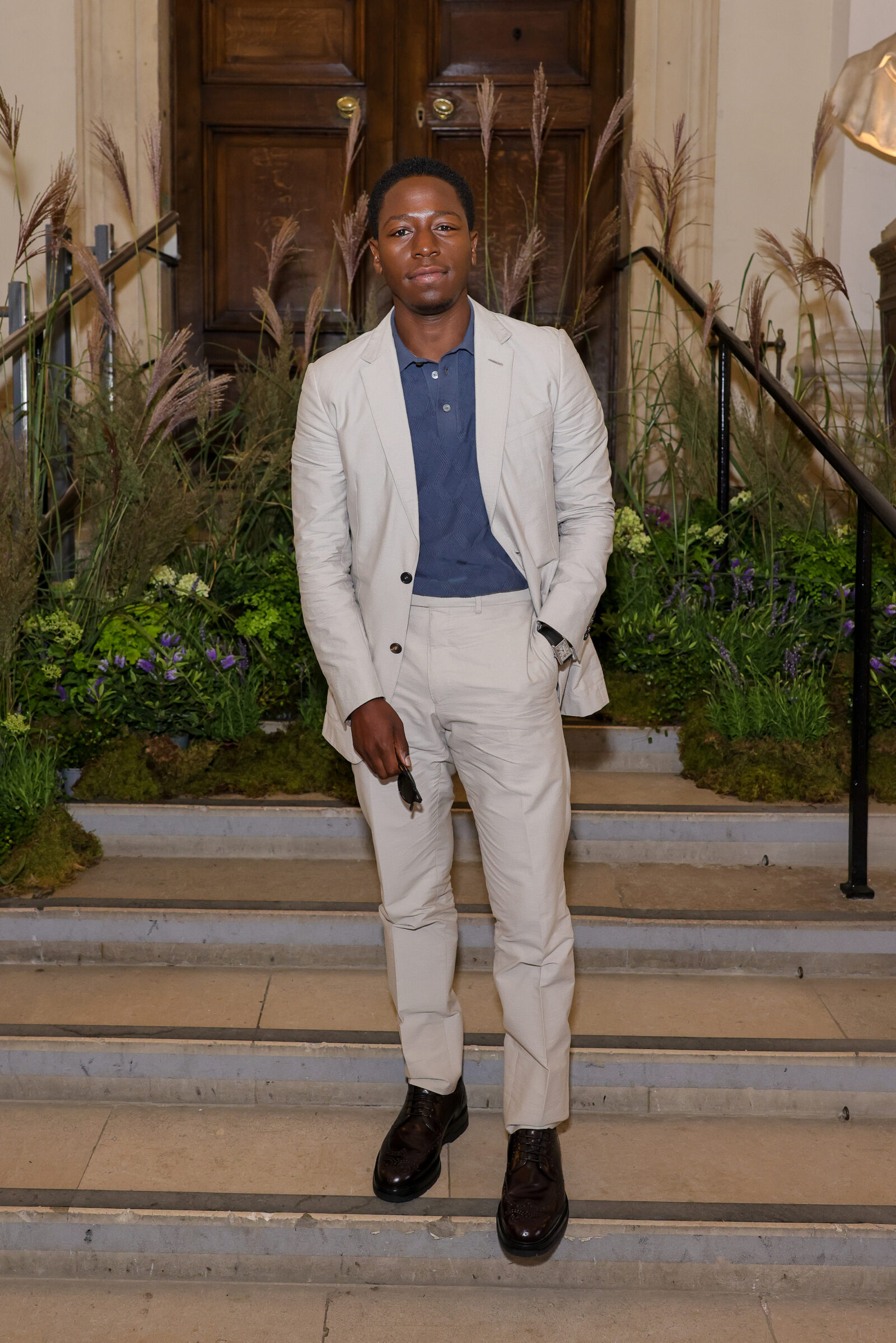 LONDON, ENGLAND - SEPTEMBER 12: David Jonsson attends the celebration of Dunhill's 130-Year Anniversary at The Royal Hospital Chelsea on September 12, 2023 in London, England. (Photo by Dave Benett/Getty Images for dunhill)