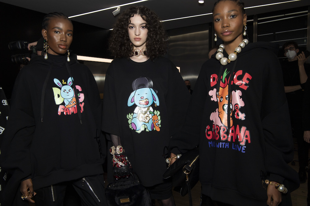 D&G fashion show Dolce & Gabana collabs with Gianpiero D