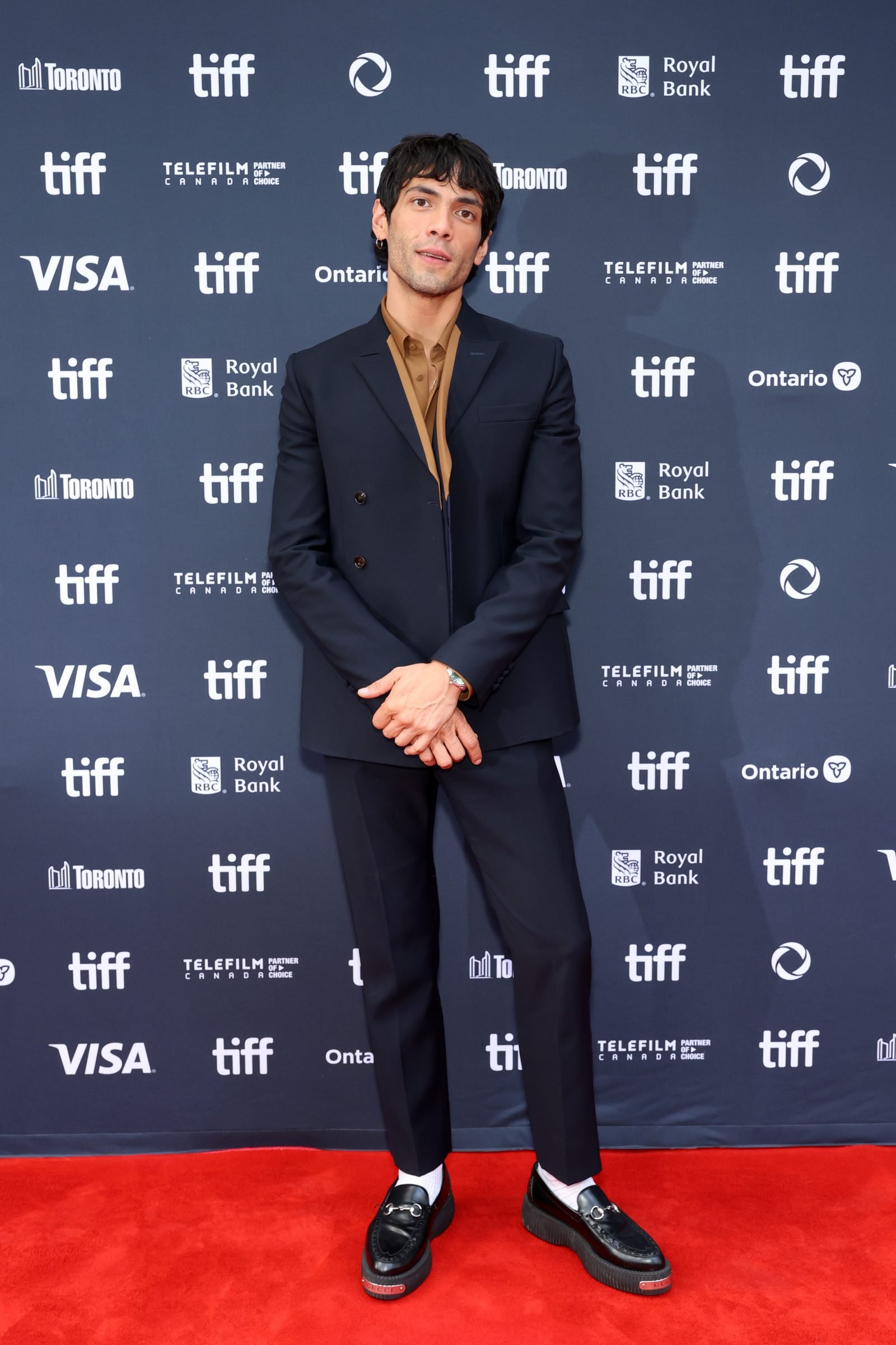 Diego Calva attends the premiere of "On Swift Horses" during the 2024 Toronto International Film Festival at Princess of Wales Theatre on September 07, 2024 in Toronto, Ontario. (Photo by Monica Schipper/Getty Images)