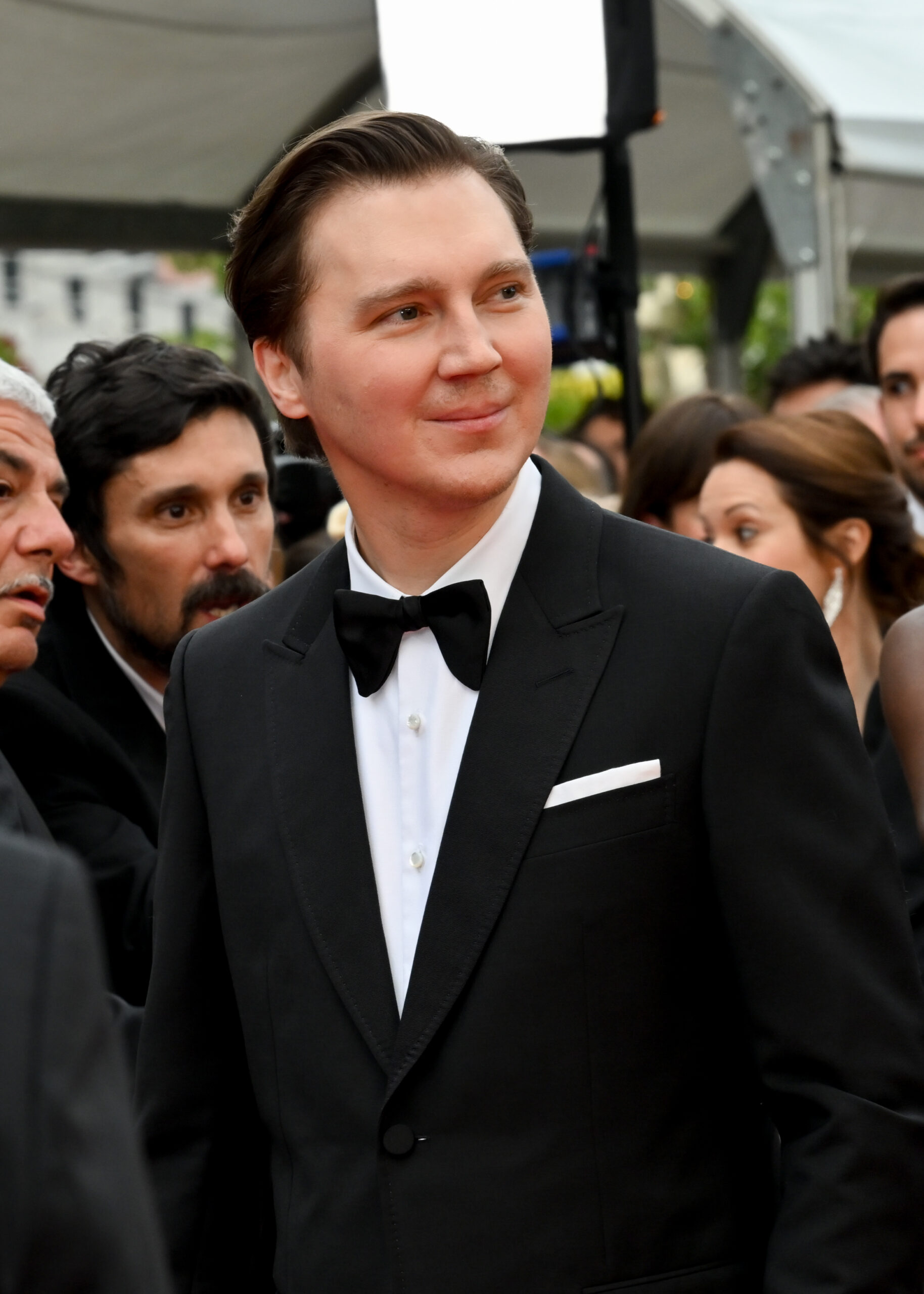 Paul Dano,Jury Member, wore a Gucci black single-breasted tuxedo. Image courtesy of Gucci.