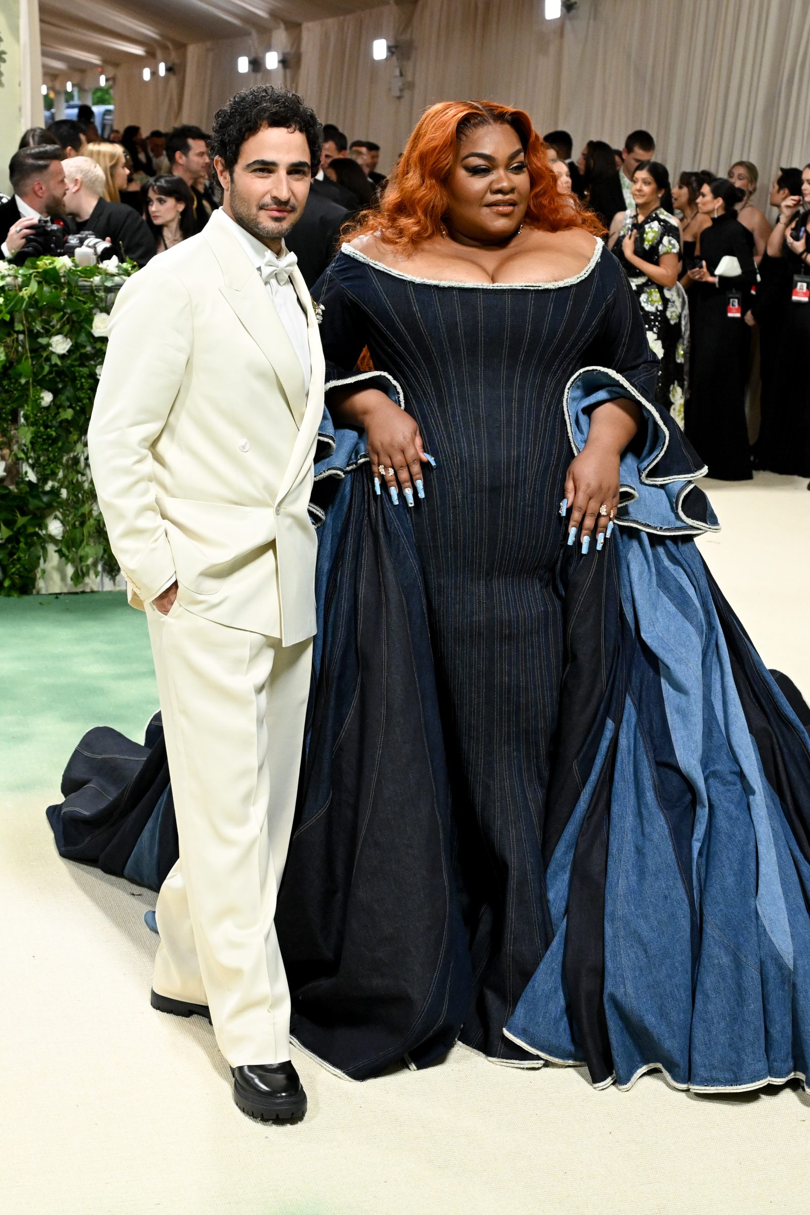 Zac Posen and Da'Vine Joy Randolph at the 2024 Met Gala: "Sleeping Beauties: Reawakening Fashion" held at The Metropolitan Museum of Art on May 6, 2024 in New York City. (Photo by Gilbert Flores/Variety via Getty Images)