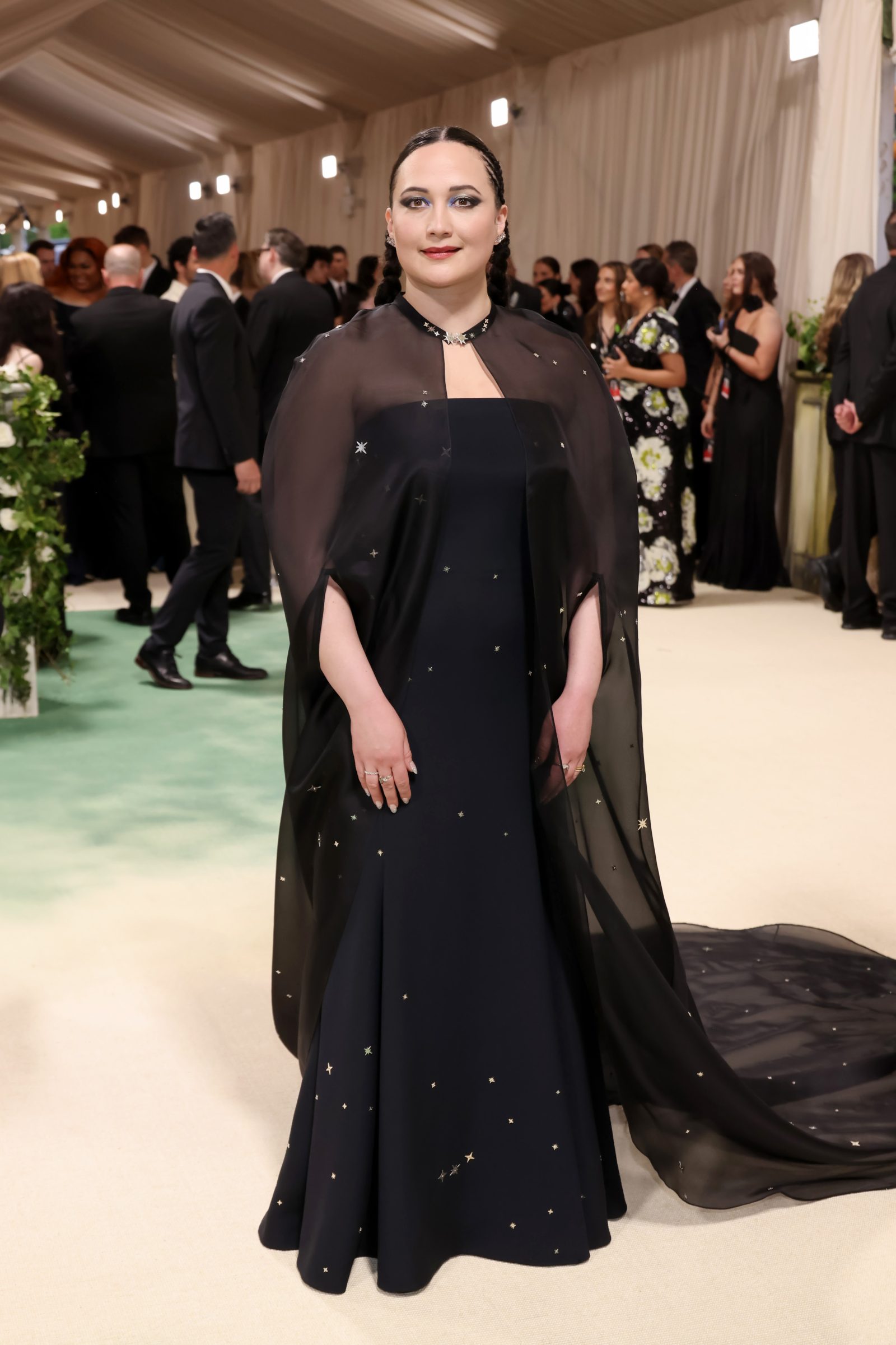 Lily Gladstone attends The 2024 Met Gala Celebrating "Sleeping Beauties: Reawakening Fashion" at The Metropolitan Museum of Art on May 06, 2024 in New York City. (Photo by John Shearer/WireImage)