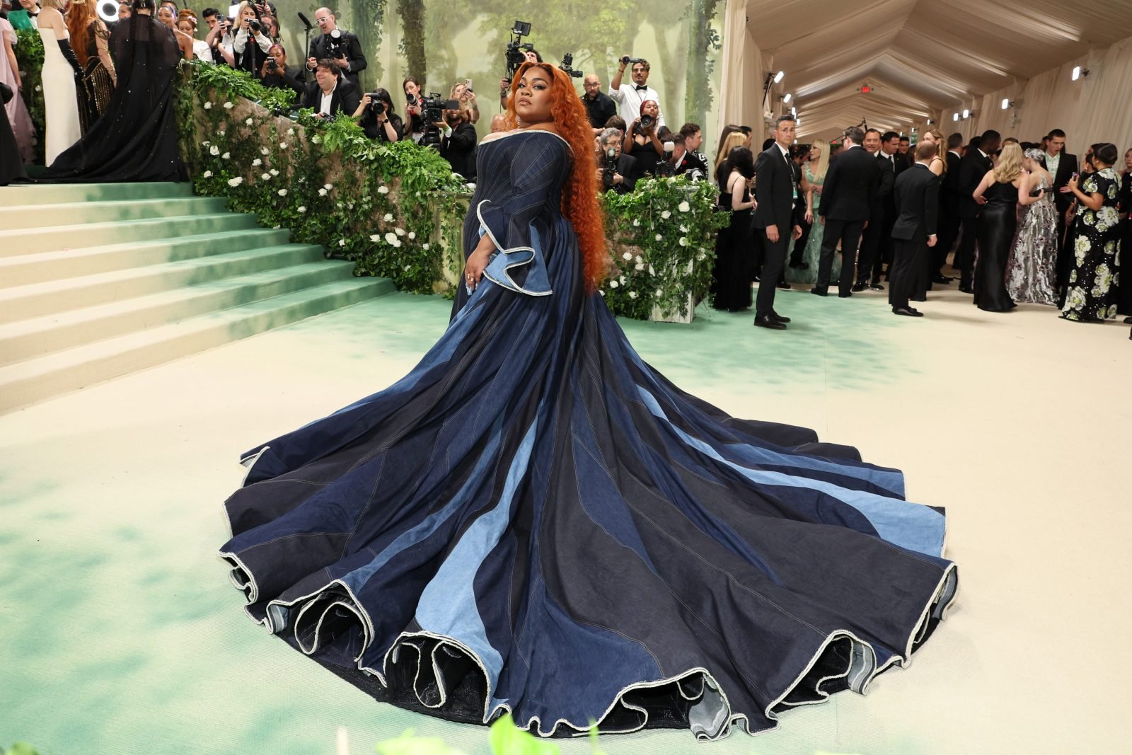 Da'Vine Joy Randolph attends The 2024 Met Gala Celebrating "Sleeping Beauties: Reawakening Fashion" at The Metropolitan Museum of Art on May 06, 2024 in New York City. (Photo by Dia Dipasupil/Getty Images)