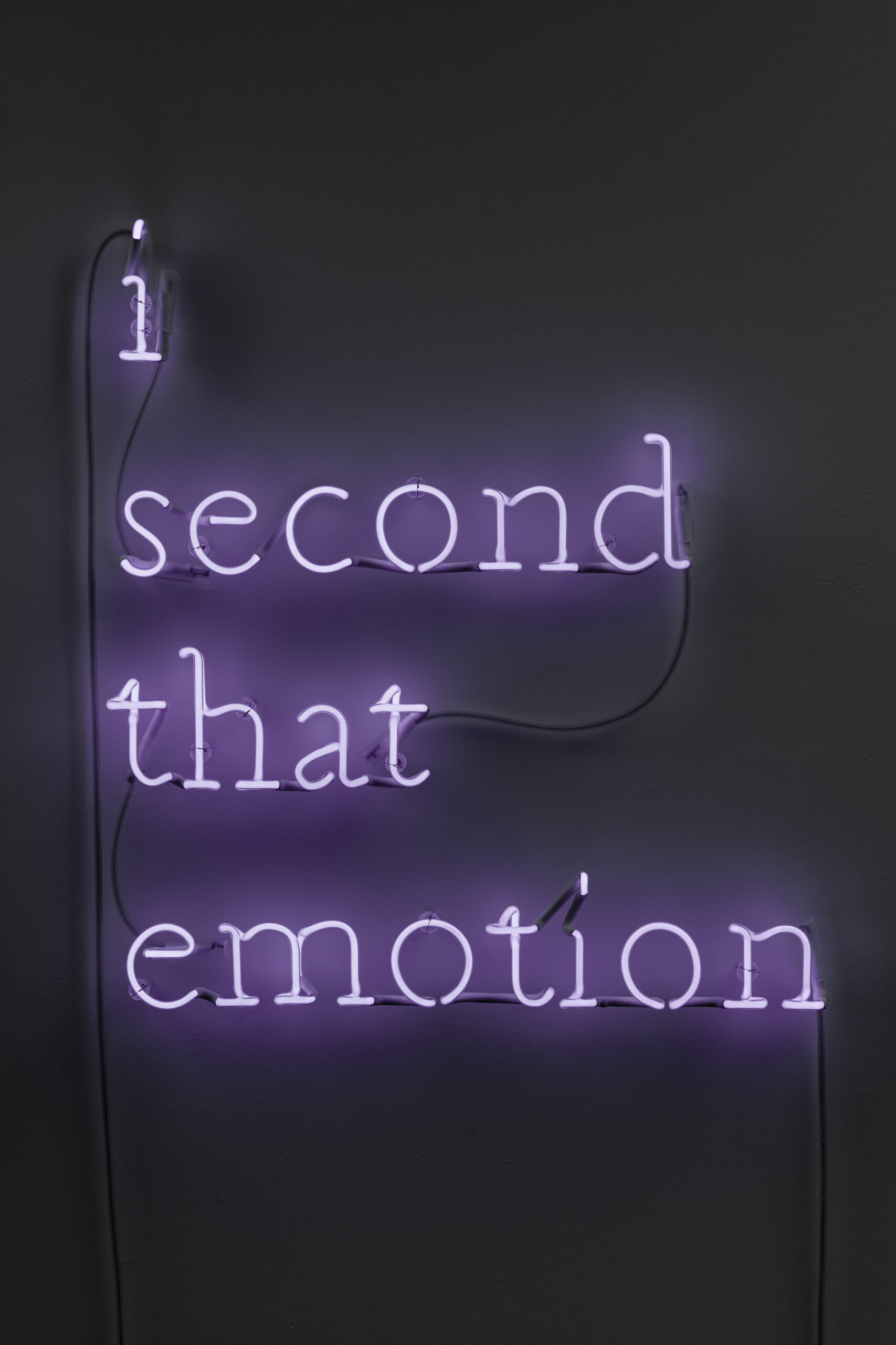 Douglas Gordon i second that emotion, 2022 Neon 26 3/4 x 22 13/16 x 2 in 68 x 58 x 5 cm © Studio lost but found/ VG Bild-Kunst, Bonn, Germany 2022 Photo: Lucy Dawkins Courtesy the artist and Gagosian Douglas Gordon
i second that emotion, 2022
Neon
26 3/4 x 22 13/16 x 2 in
68 x 58 x 5 cm
© Studio lost but found/ VG Bild-Kunst, Bonn, Germany 2022
Photo: Lucy Dawkins
Courtesy the artist and Gagosian