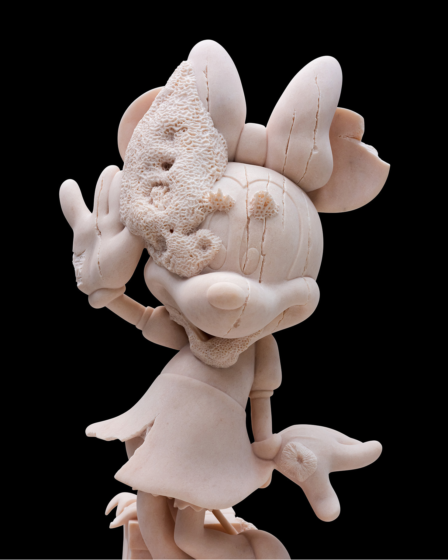 Damien Hirst
Minnie, 2020, detail Pink marble