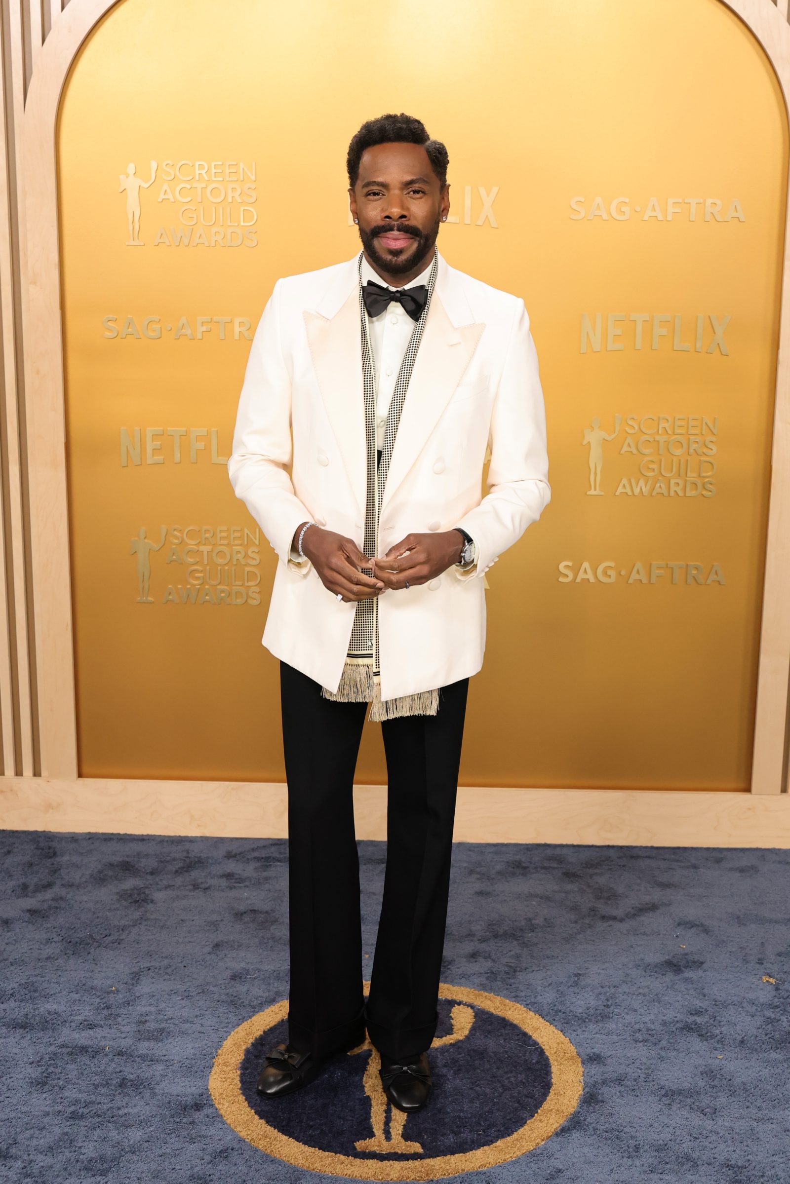 Colman Domingo attends the 31st Annual SAG Awards at Shrine Auditorium and Expo Hall on February 23, 2025 in Los Angeles, California. (Photo by Getty/Valentino) Colman Domingo SAG Awards 2025
