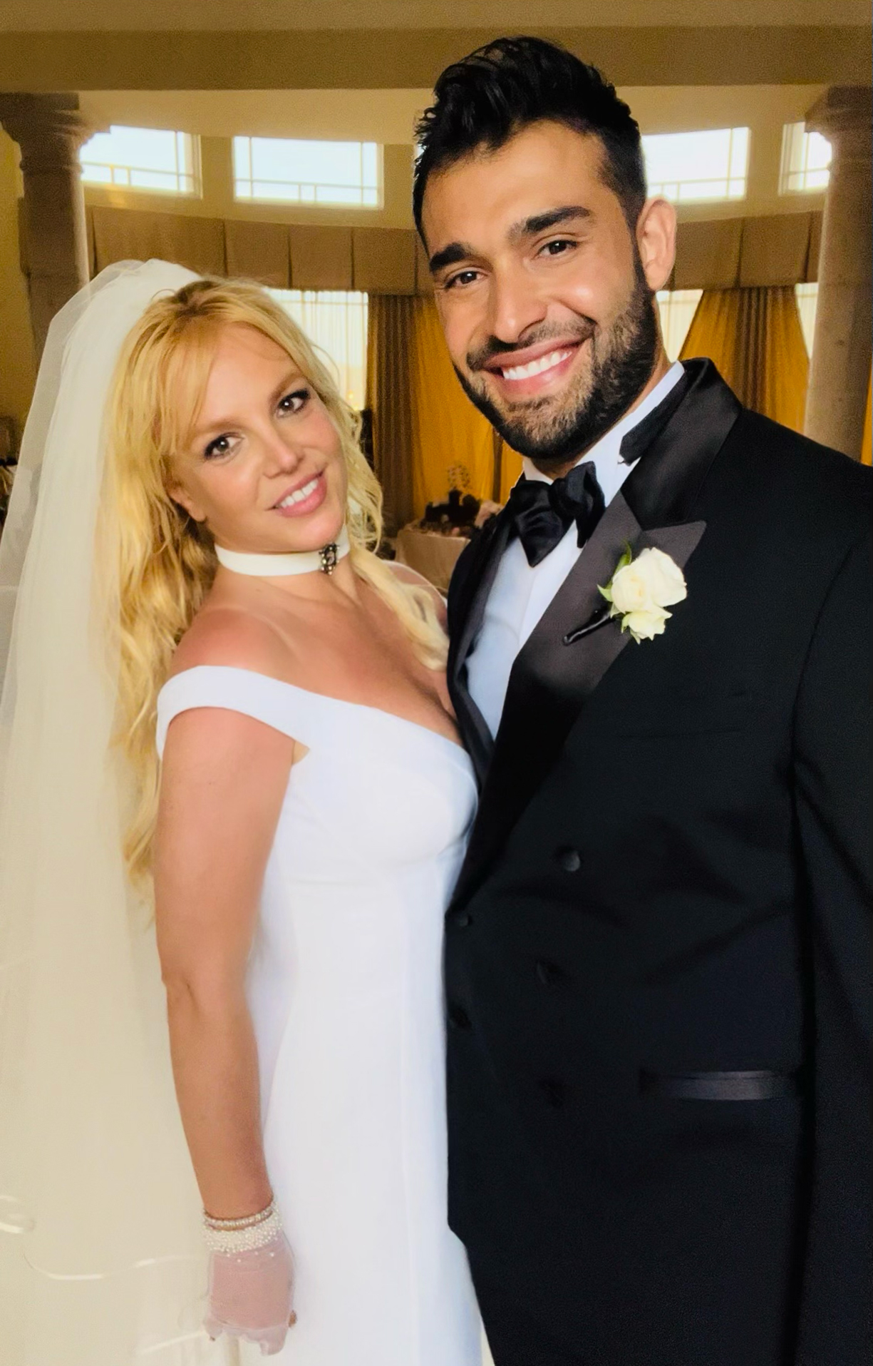 Britney Spears and Sam Asghari wed in California on June 9th Britney Spears and Sam Asghari wed in California on June 9th