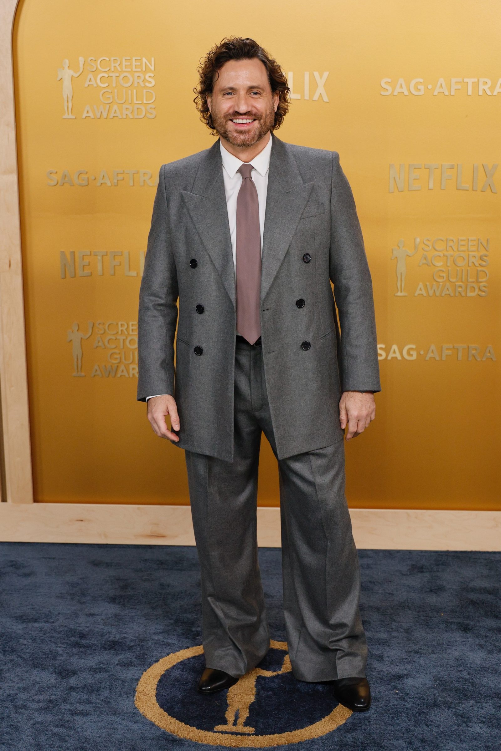 Edgar Ramirez attends the 31st Annual Screen Actors Guild Awards at Shrine Auditorium and Expo Hall on February 23, 2025 in Los Angeles, California. (Photo by Getty/Saint Laurent)