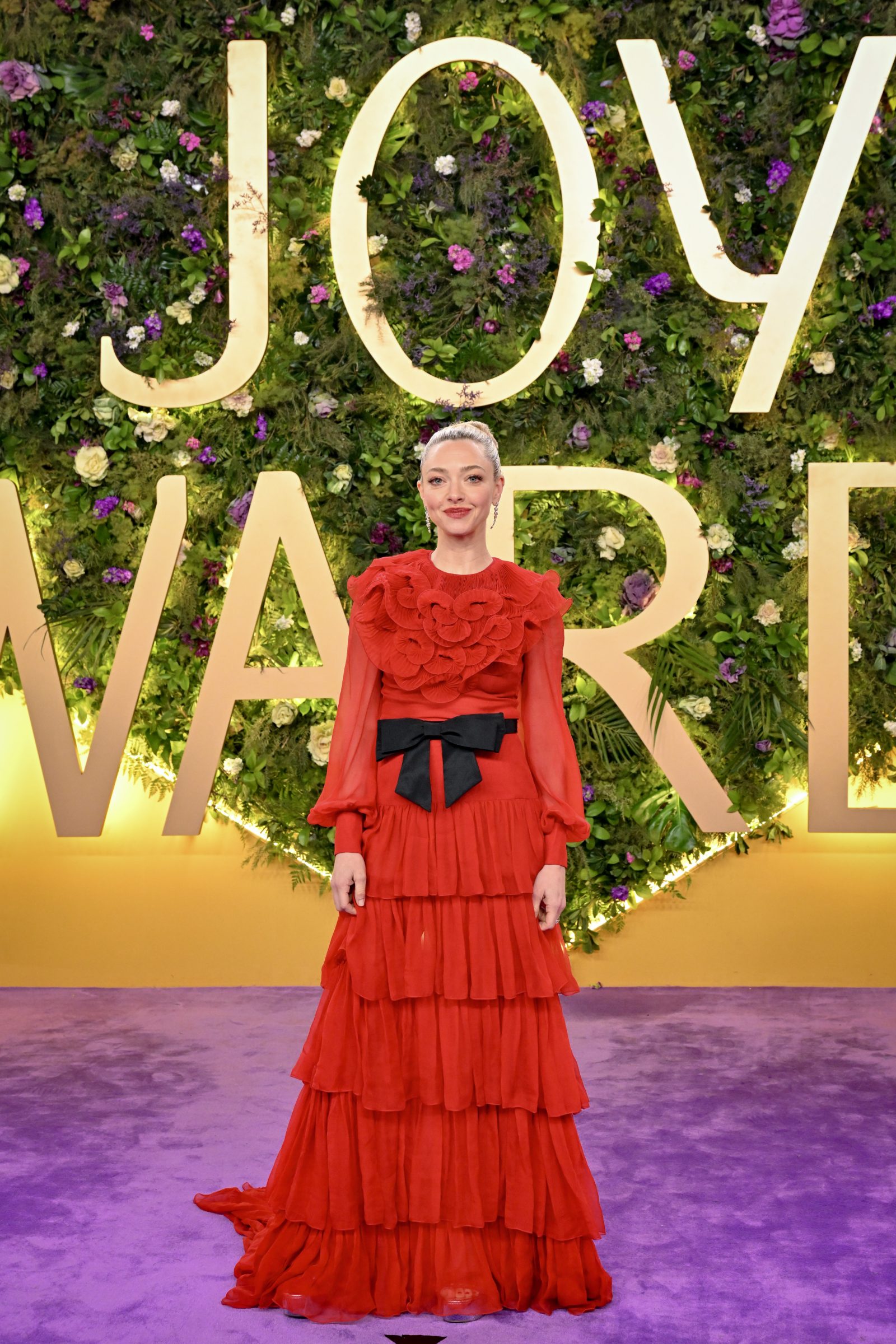 Amanda Seyfried in Valentino at the 2025 Joy Awards in Riyadh, Saudi Arabia (Photo: Cedric Ribeiro/Getty Images for GEA)