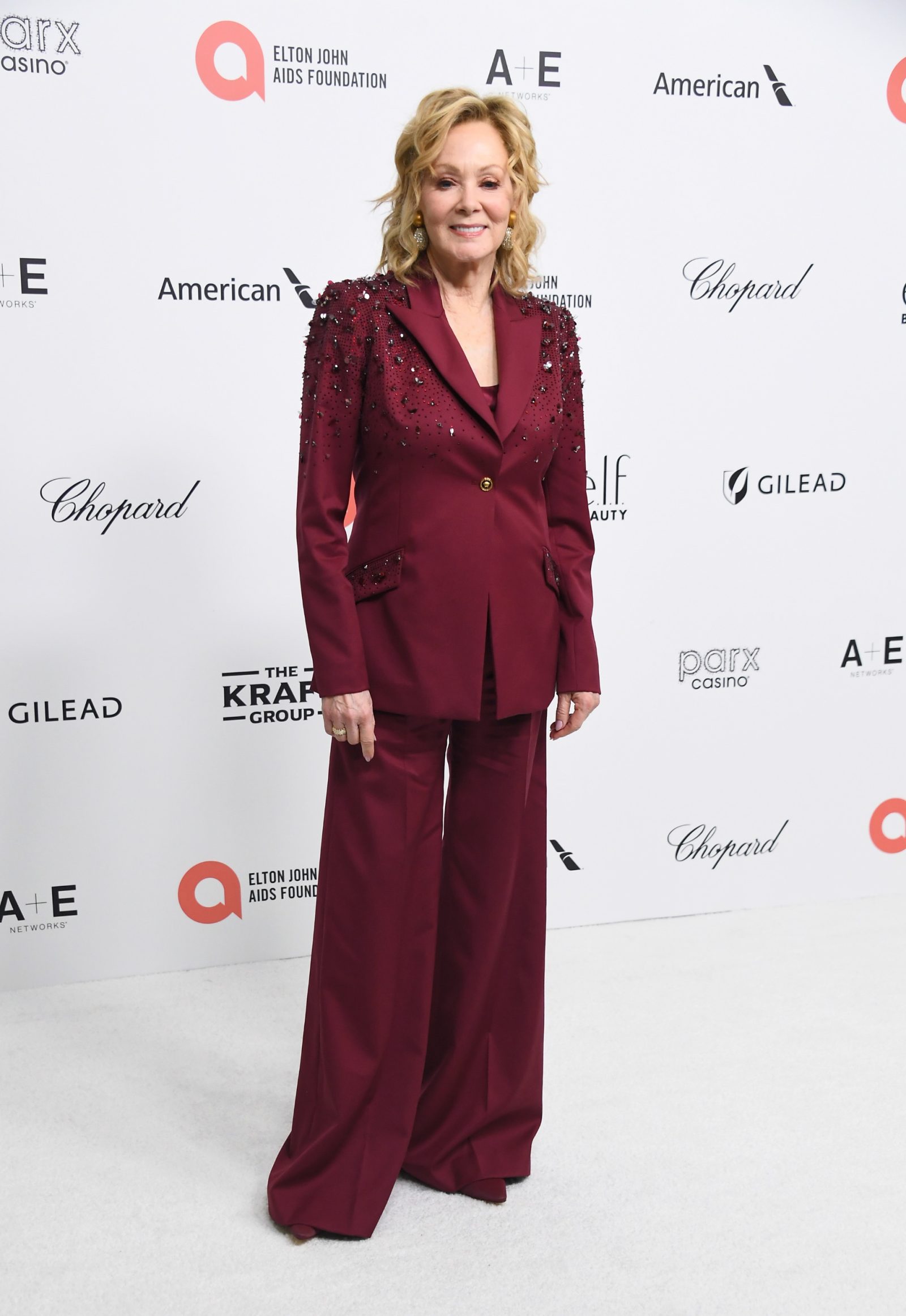 Jean Smart attends the Elton John AIDS Foundation's 33rd Annual Academy Awards Viewing Party on March 02, 2025 in West Hollywood, California. (Photo by Michael Loccisano/Getty Images for Elton John AIDS Foundation)