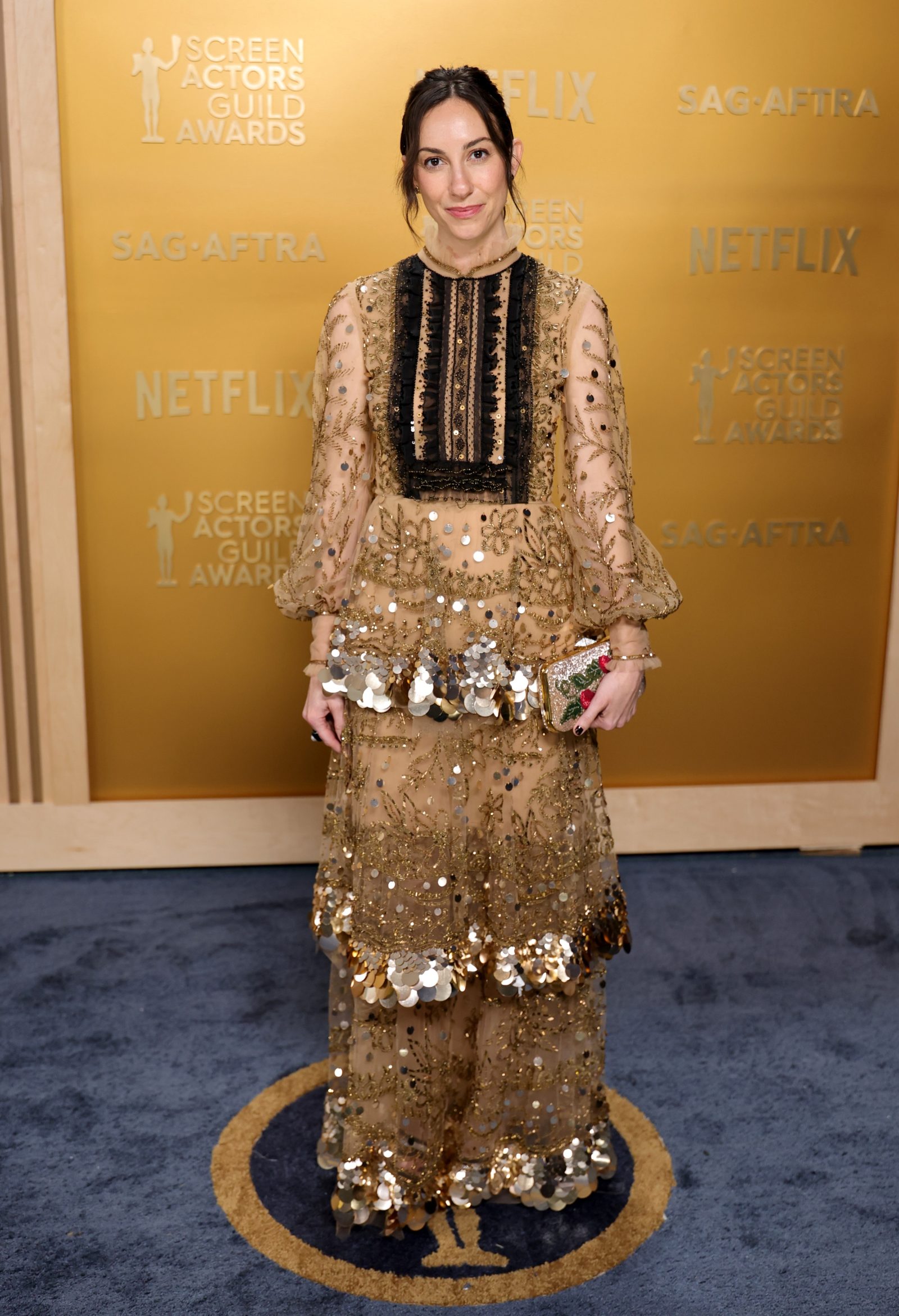 Gia Coppola attends the 31st Annual Screen Actors Guild Awards at Shrine Auditorium and Expo Hall on February 23, 2025 in Los Angeles, California. (Photo by Getty/Valentino)