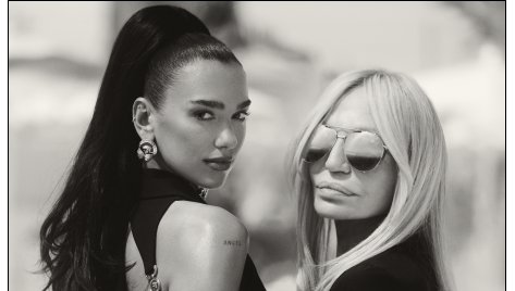 Donatella Versace and Dua Lipa team together on a new Versace collection, ‘La Vacanza’ to be shown on May 23