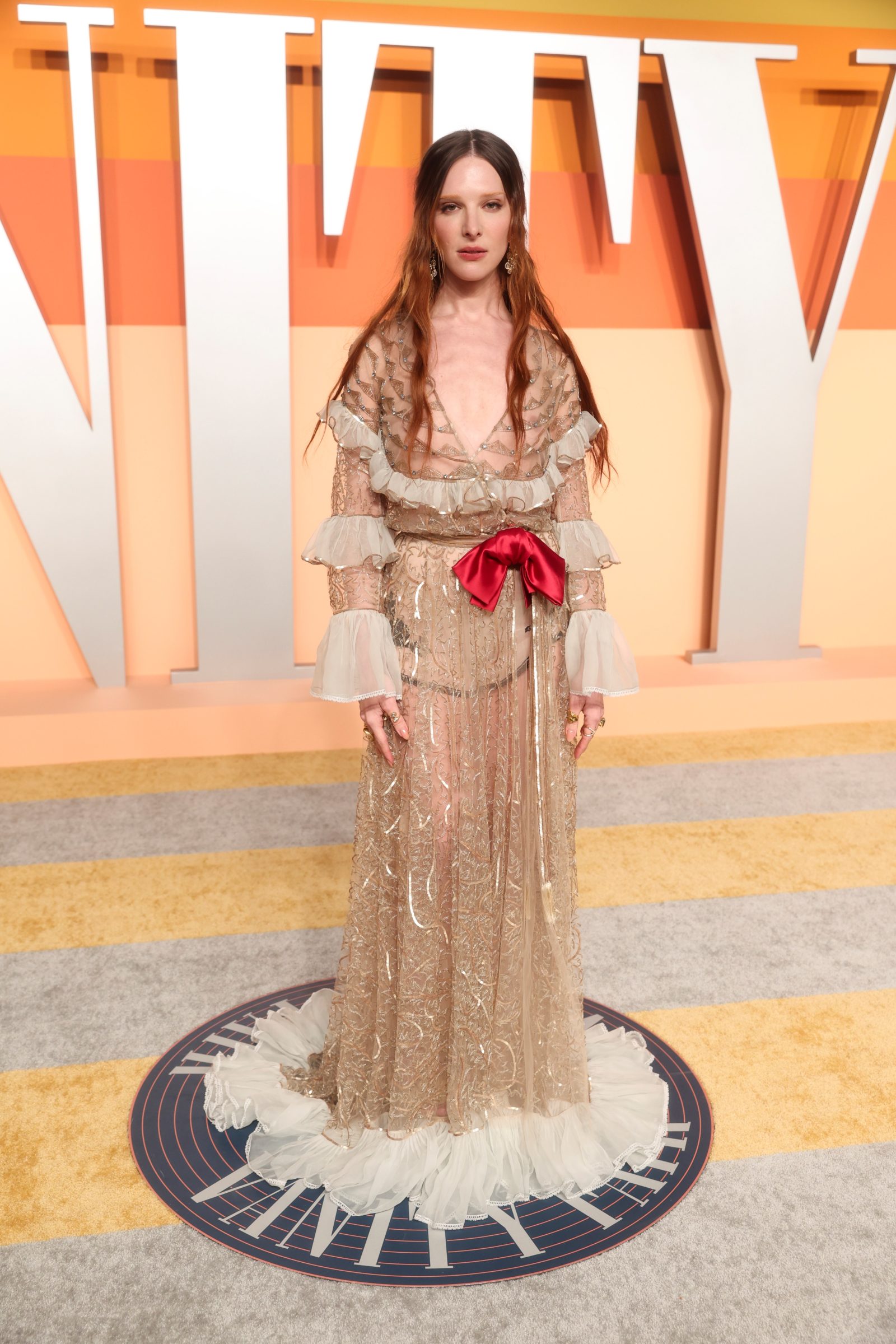 Hari Nef attends the 2025 Vanity Fair Oscar Party Hosted By Radhika Jones at Wallis Annenberg Center for the Performing Arts on March 02, 2025 in Beverly Hills, California. (Photo by Neilson Barnard/Getty Images for Vanity Fair)