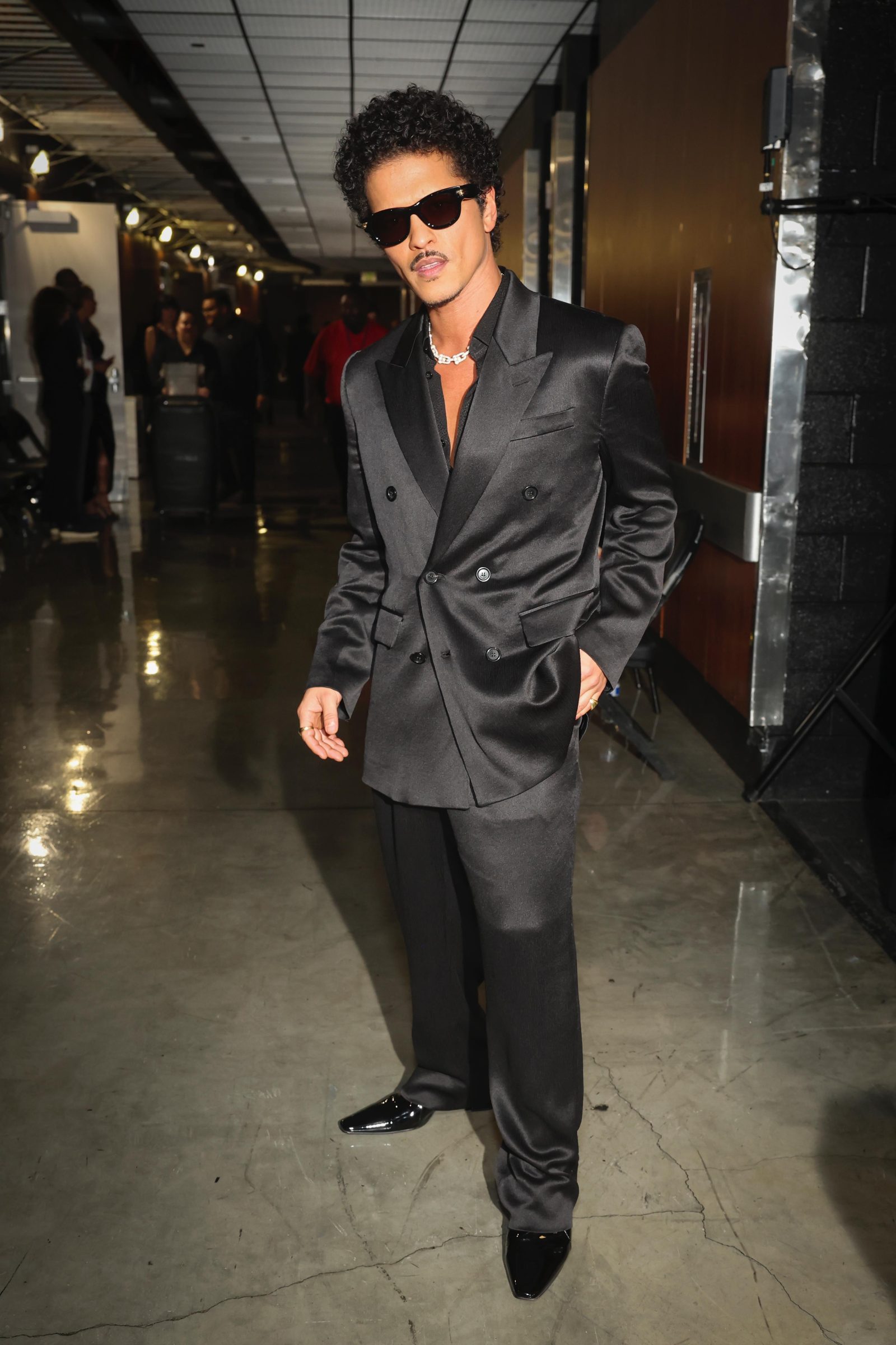 Bruno Mars attends the 67th GRAMMY Awards on February 02, 2025 in Los Angeles, California (Photo: Courtesy of Saint Laurent).