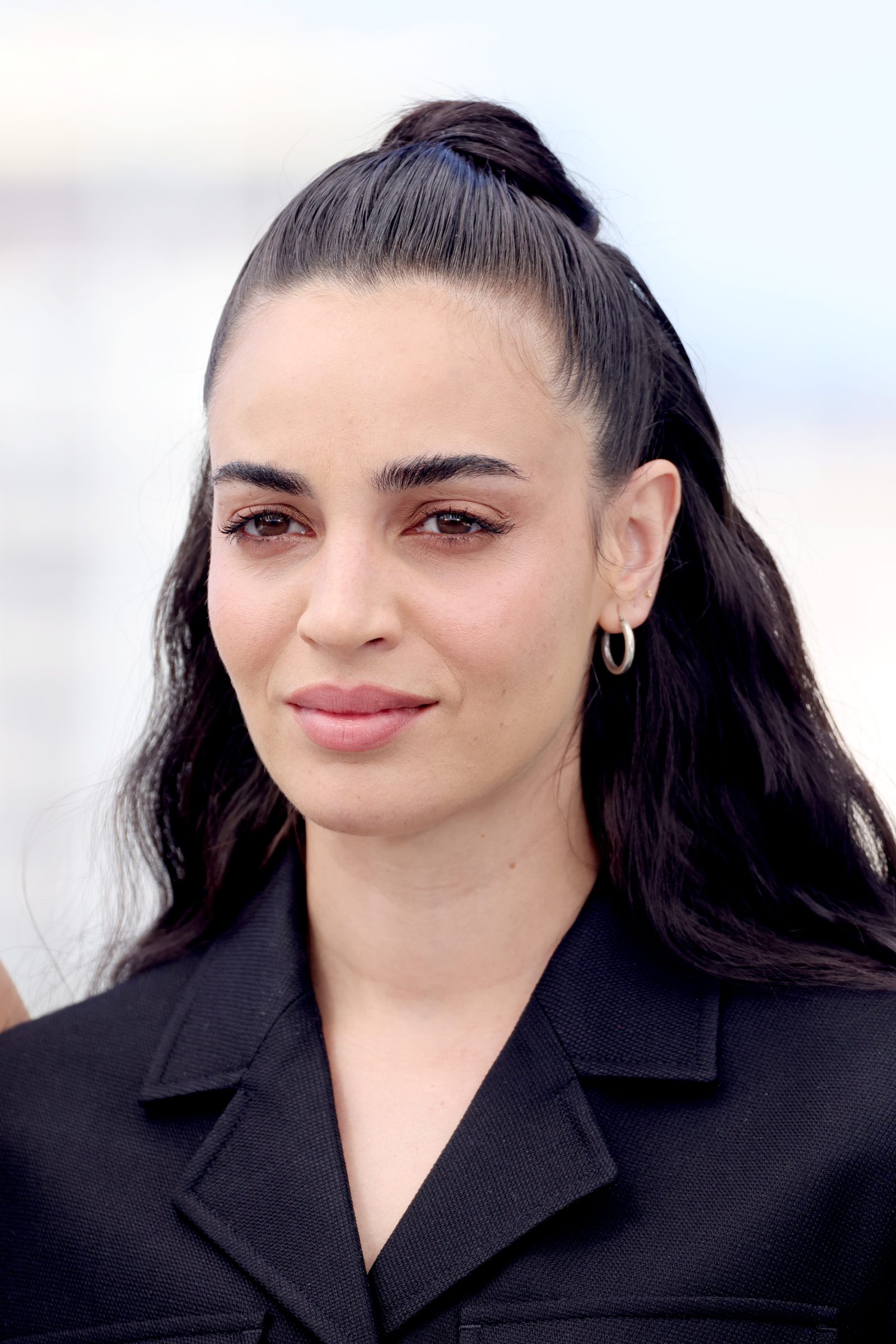 Souheila Yacoub attends "Les Femmes Au Balcon" (The Balconettes) photocall at the 77th annual Cannes Film Festival at Palais des Festivals on May 19, 2024 in Cannes, France. (Photo by Andreas Rentz/Getty Images)