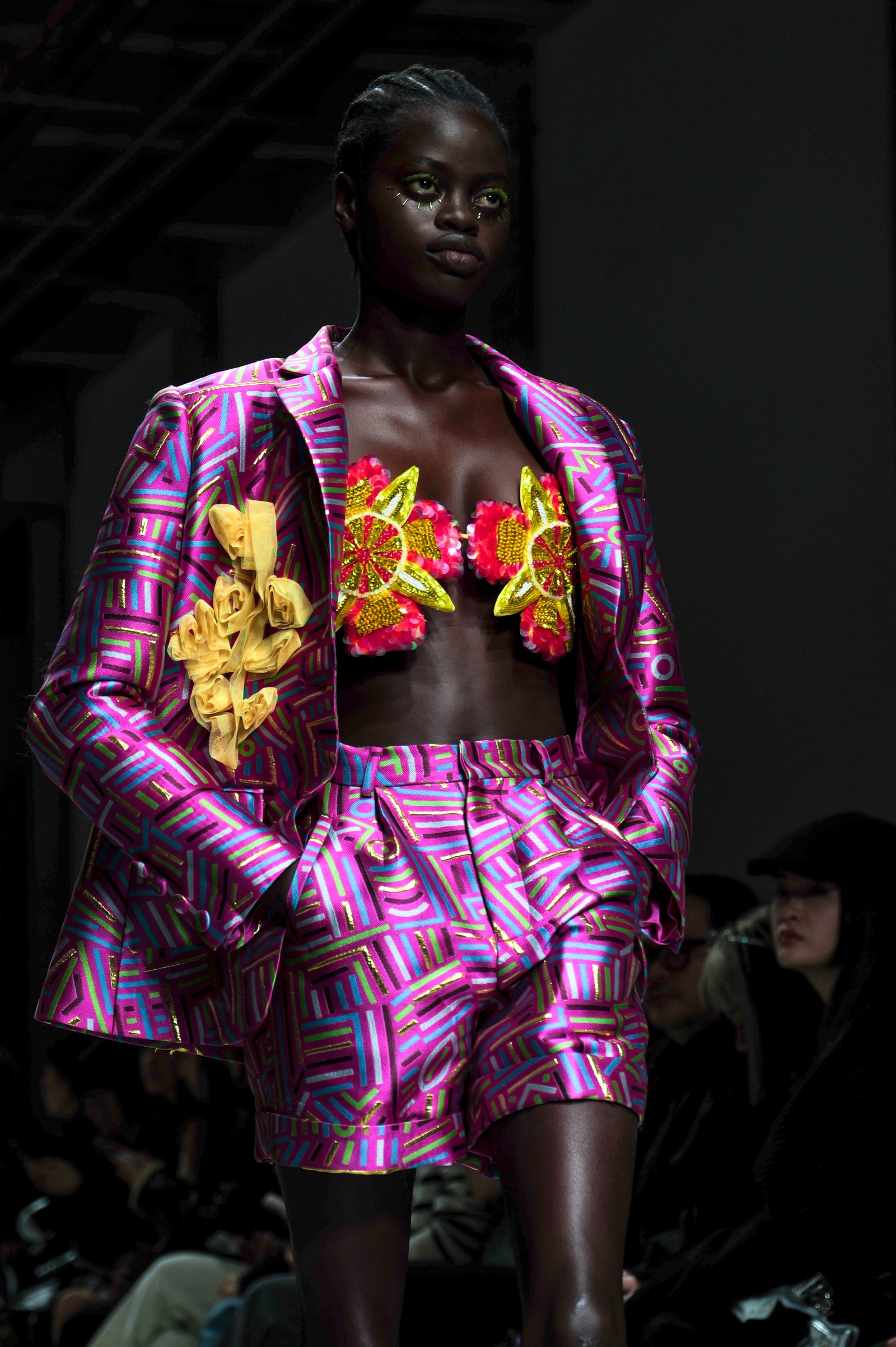 Look 16, SHUTING QIU Spring-Summer 2025 (Image: Patricia Burén)