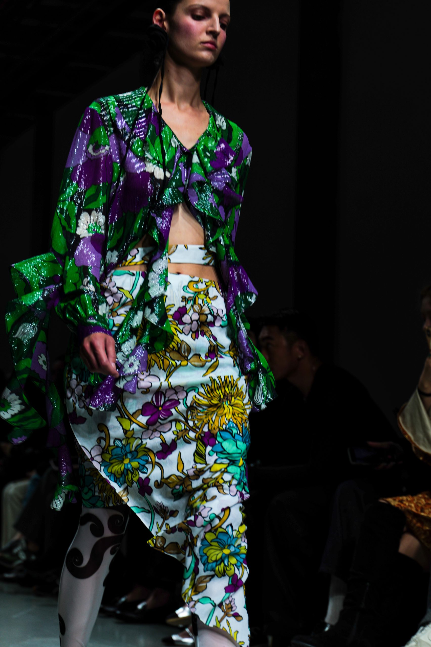 Look 18, SHUTING QIU Spring-Summer 2025 (Image: Patricia Burén)
