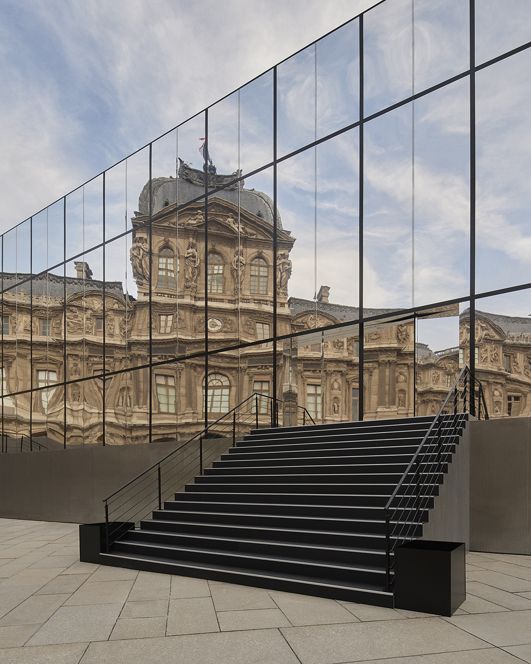 Louis Vuitton Women’s Spring-Summer 2025 showspace exterior.