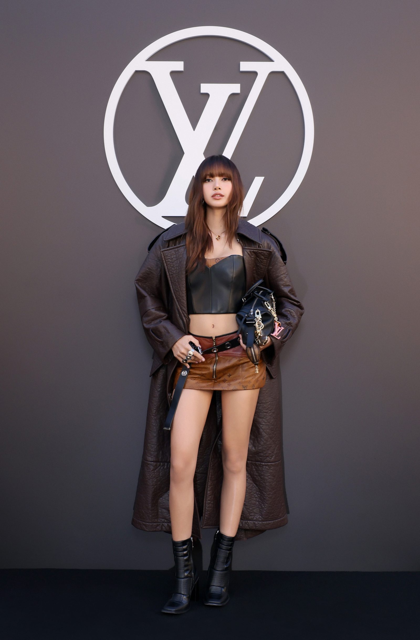 Lisa attends the Louis Vuitton Paris Womenswear Spring-Summer 2025 show as part of Paris Fashion Week on October 01, 2024 in Paris, France. (Photo by Victor Boyko/Getty Images for Louis Vuitton)