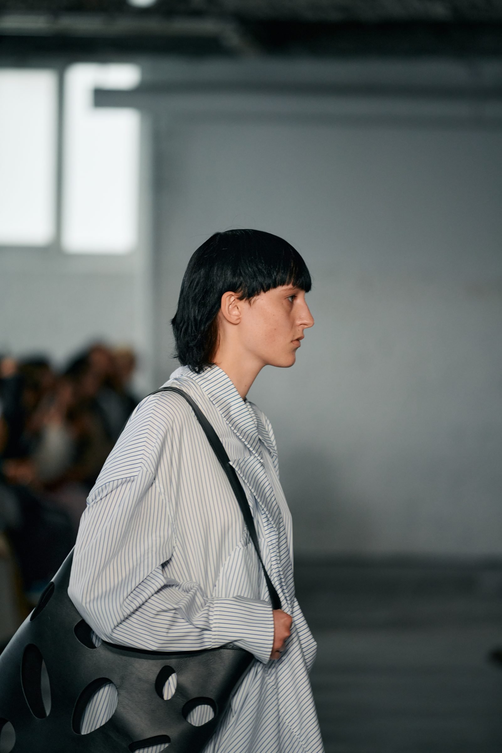 Look 1, Niccolò Pasqualetti Spring-Summer 2025 (Image: Patricia Burén)
