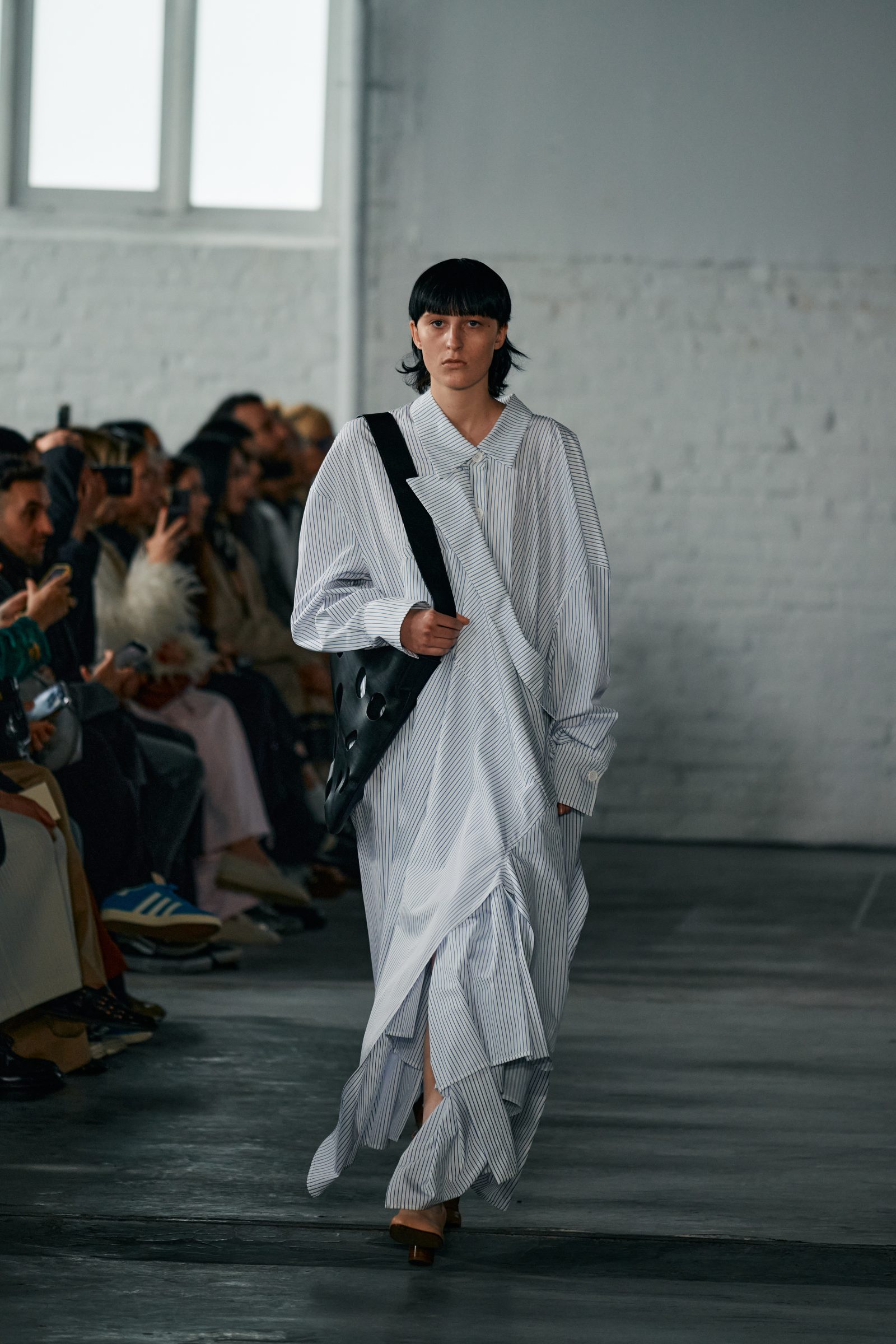Look 1, Niccolò Pasqualetti Spring-Summer 2025 (Image: Patricia Burén)