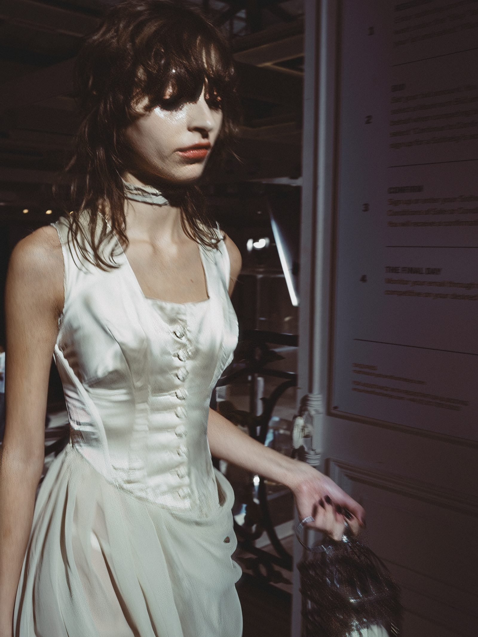Look 29 (Dinosaur Jr. in hand) Enfants Riches Déprimés Spring-Summer 2025 (Image: Patricia Burén)