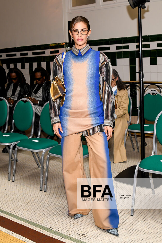 Clara Berry attends the Maitrepierre Spring-Summer 2024 collection presentation during Paris Fashion Week (Image:BFA)